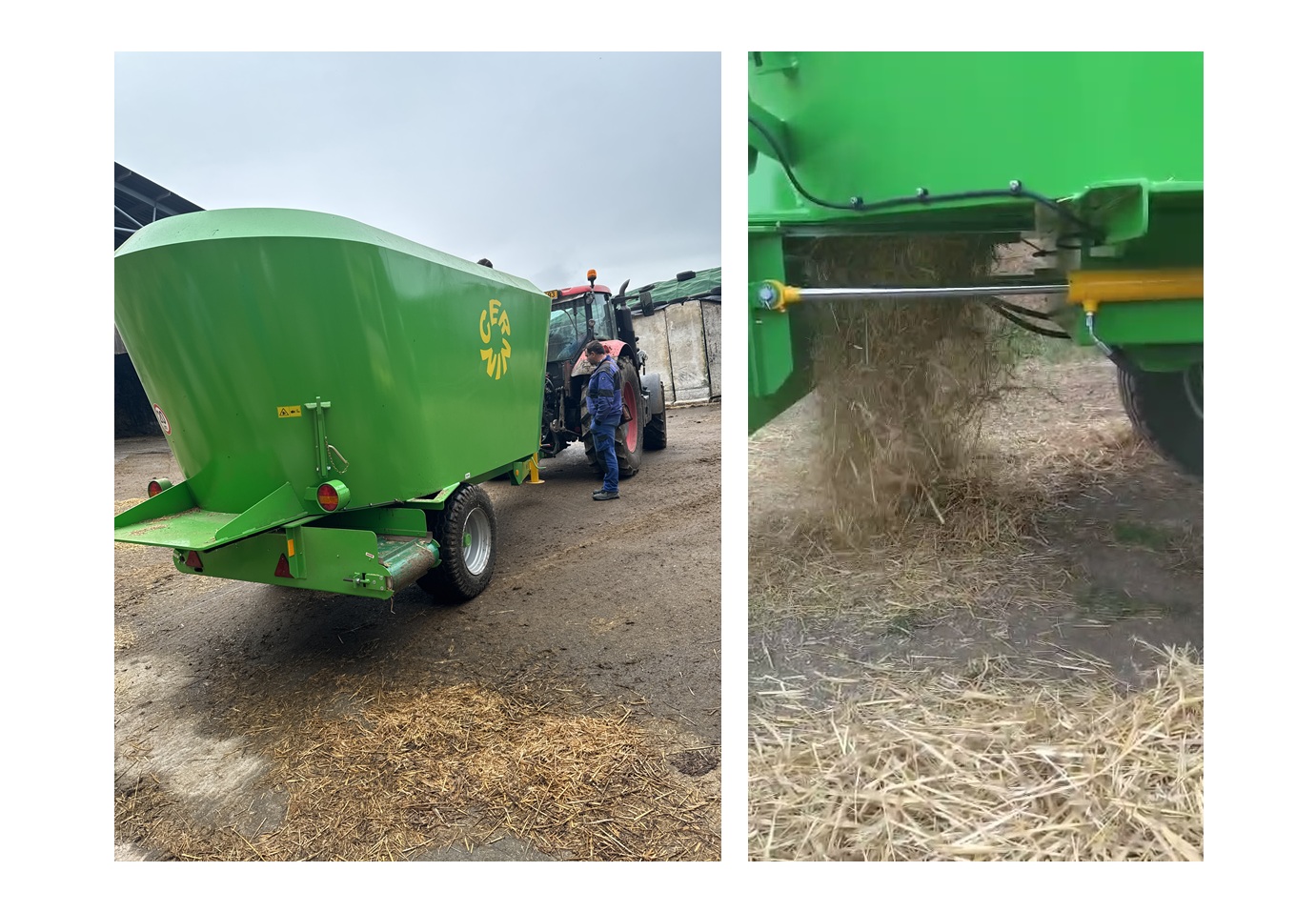 Near-dust-free bedding and easy handling in one – the innovative NZD wagon from CERNIN in the Czech Republic
