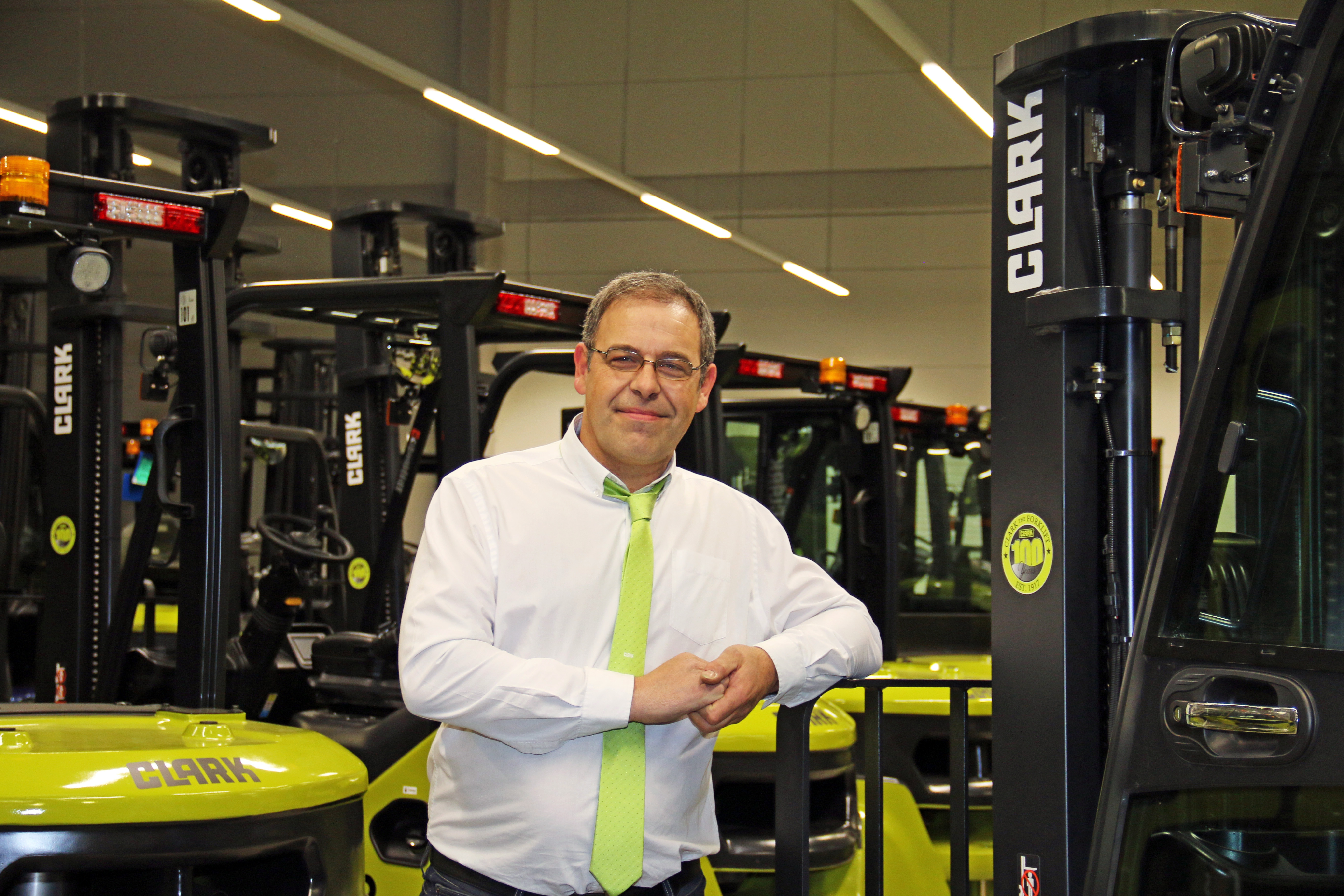 Olivier Bellissan, Branch Manager of Clark France SARL in Saint-Quentin-Fallavier