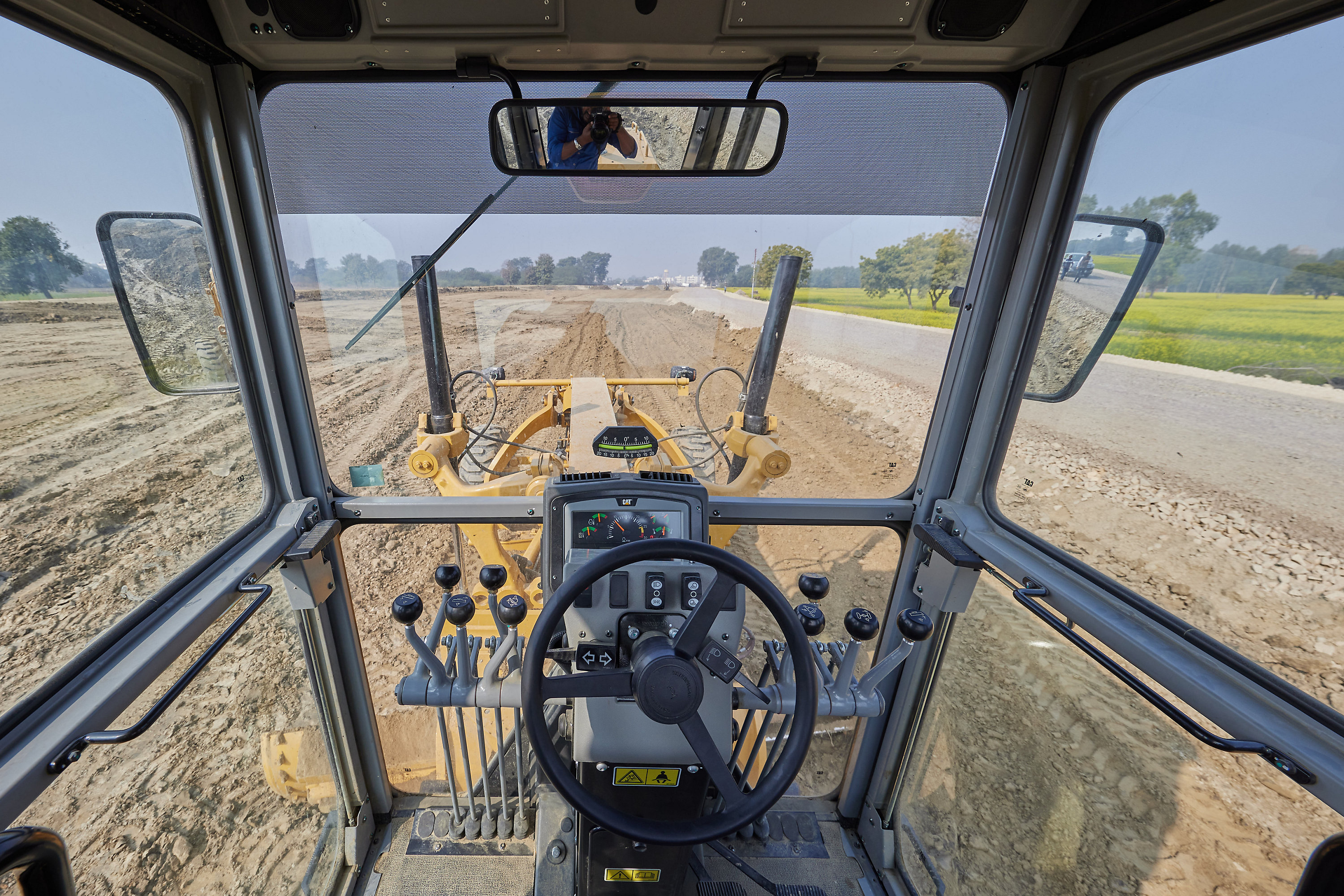 Cat® 120 GC Motor Grader <br> Image source: Caterpillar UK Ltd.
