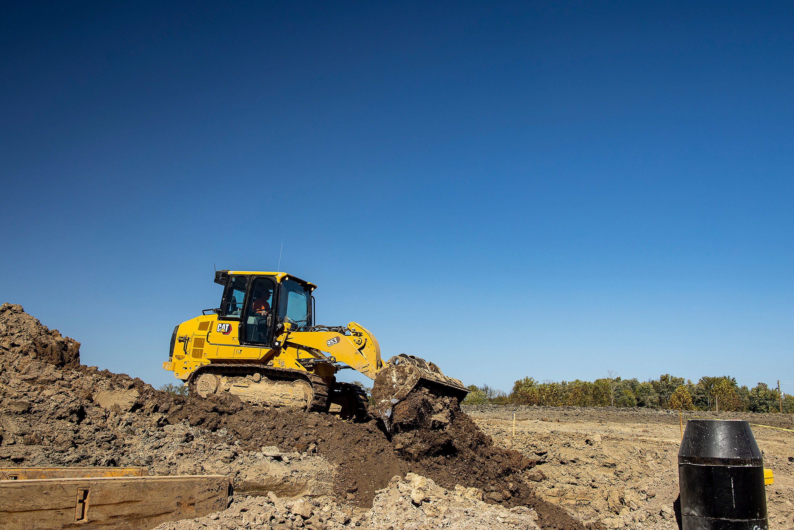 Cat track loaders offer unmatched versatility - take on a wide variety of jobs with one machine and one operator. <br> Image source: Caterpillar UK Ltd.