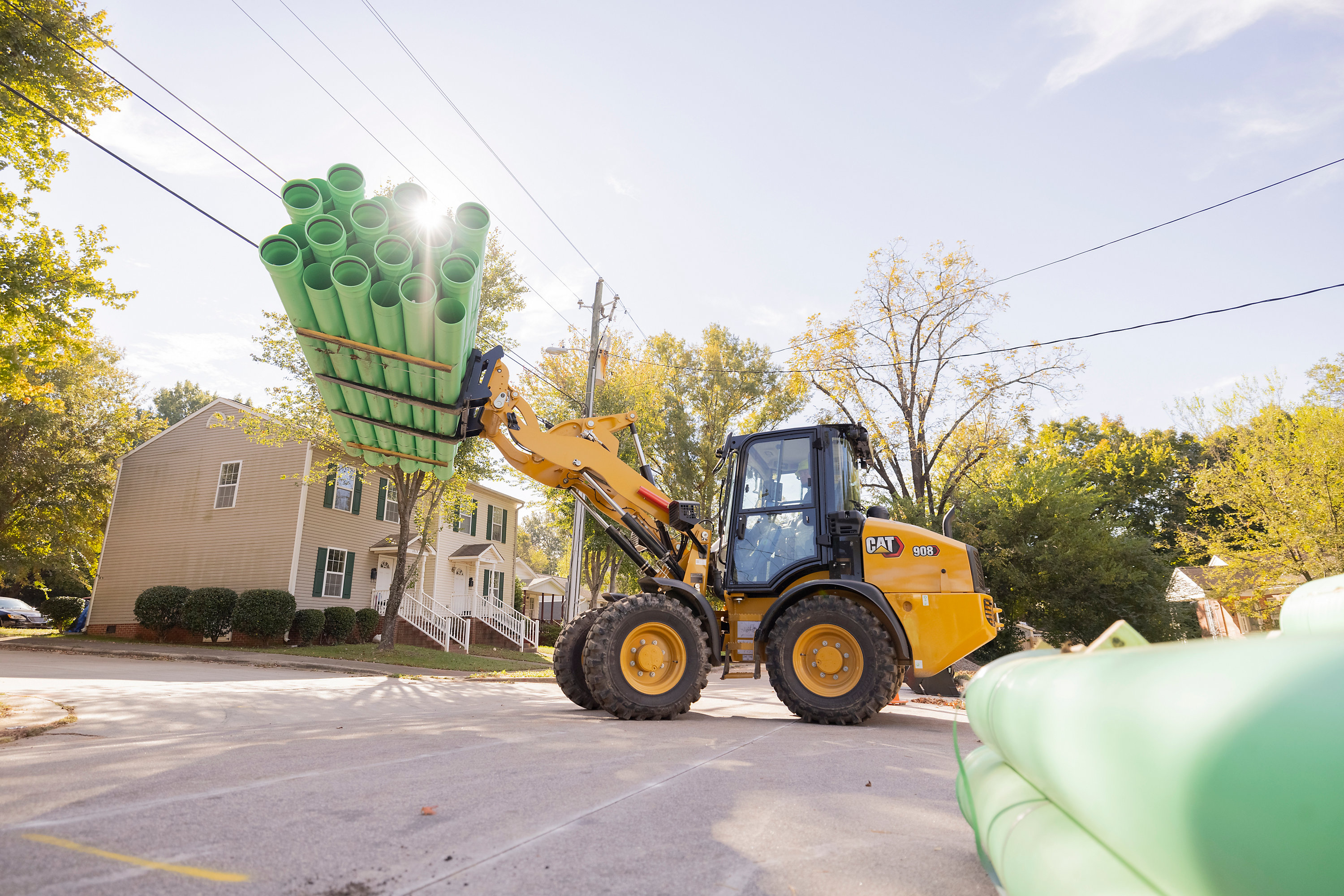 The Cat 908 Compact Wheel Loader