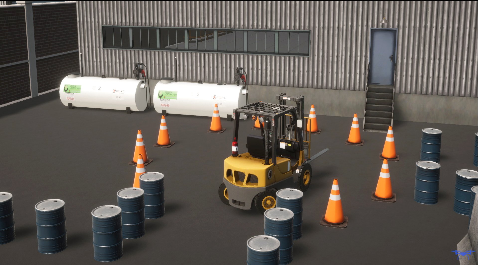 CM Labs upgrades Forklift Simulator Training Pack for Ports and Construction
