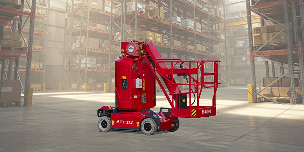 Magni TH vertical mast lifts: compactness, precision and Oil-Free technology