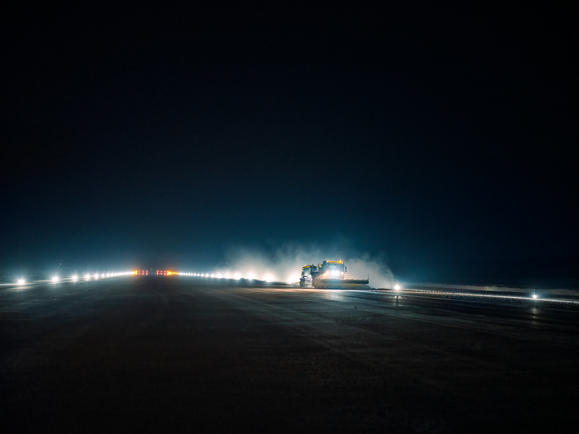 Skellefteå Airport relies heavily on RS 400 runway sweepers to ensure safe landings and departures in otherwise prohibitive conditions.
