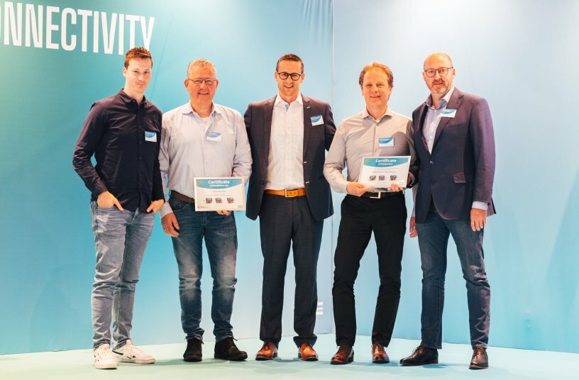 Representatives from Van Doorn, Atlas Copco and Perslucht Wilda