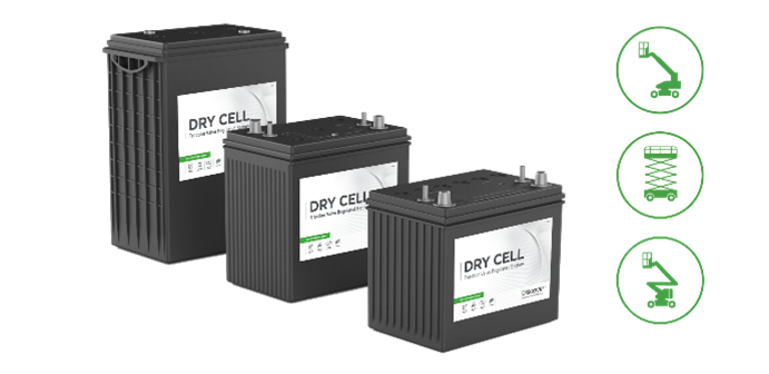 Discover DRY CELL AGM batteries are ideal for the powered access market delivering higher operating voltages, longer runtimes, and the ability to withstand deep discharges compared with standard AGM batteries