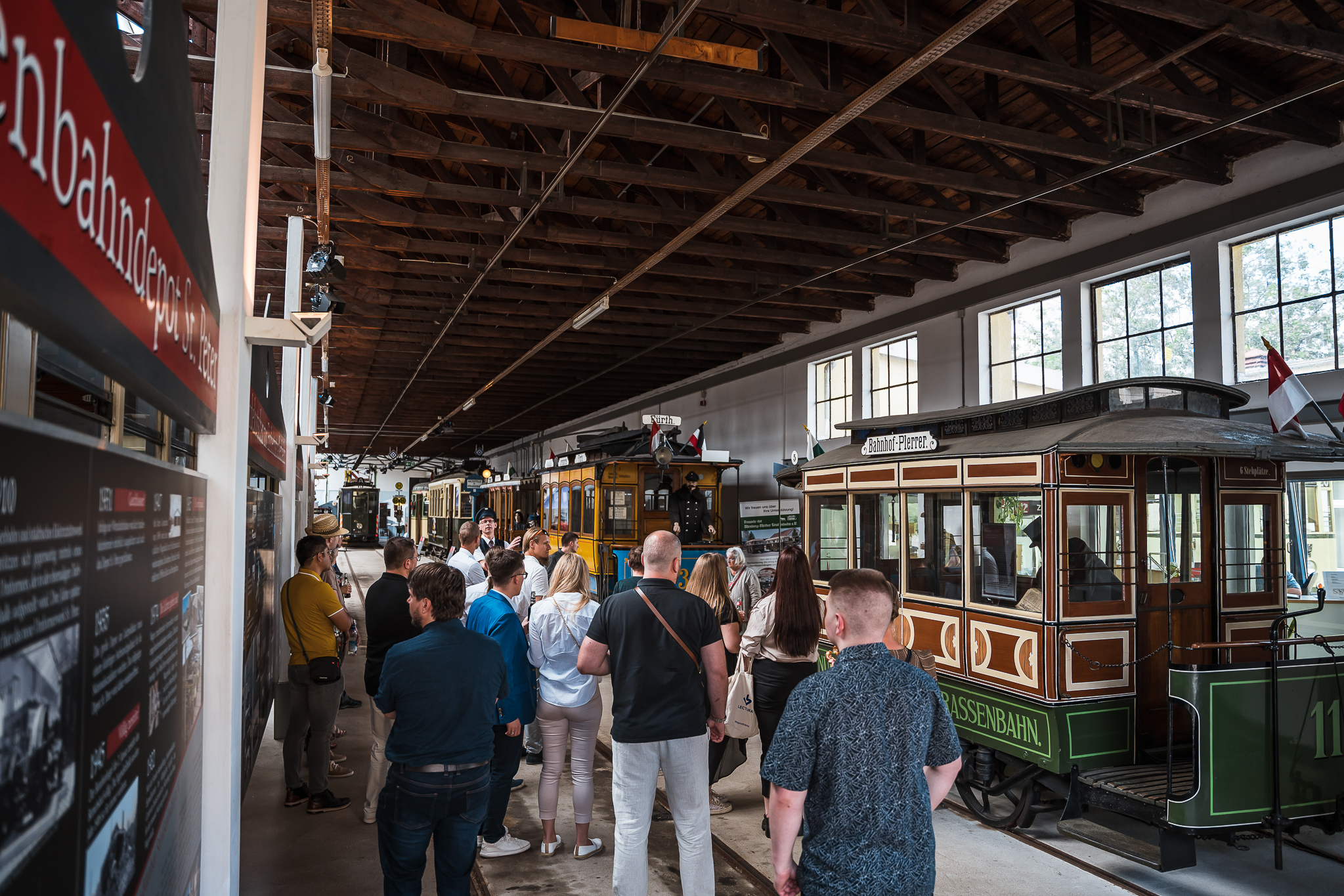 Historic tram museum St. Peter