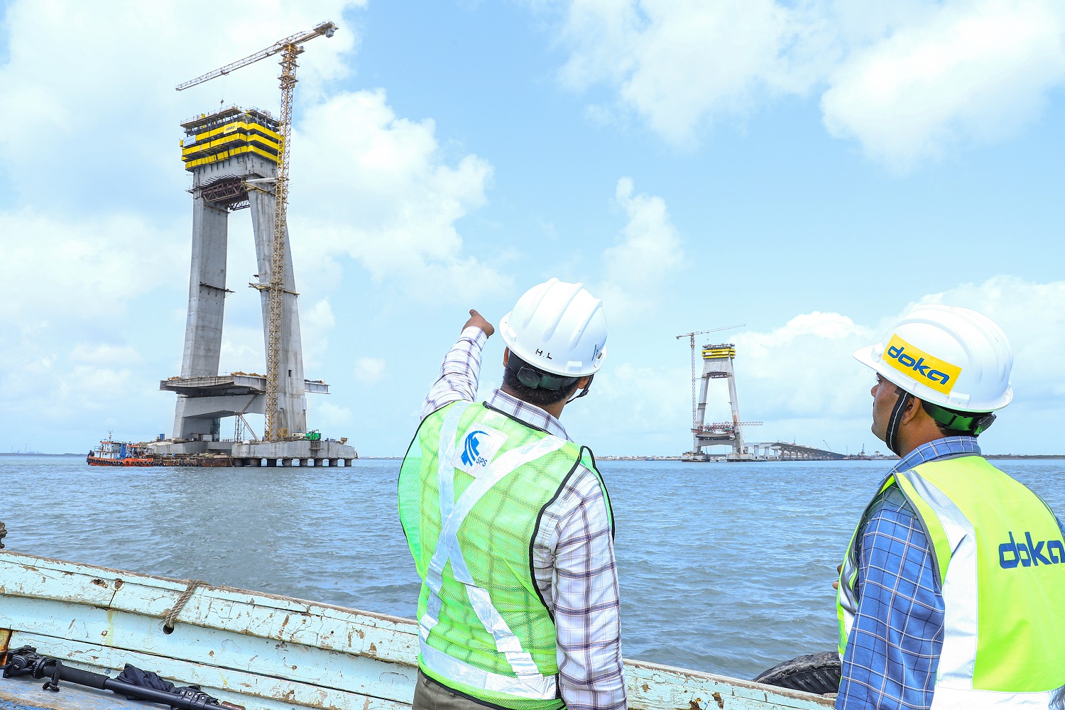 Doka formwork solution delivers one of India’s largest cable stay bridges