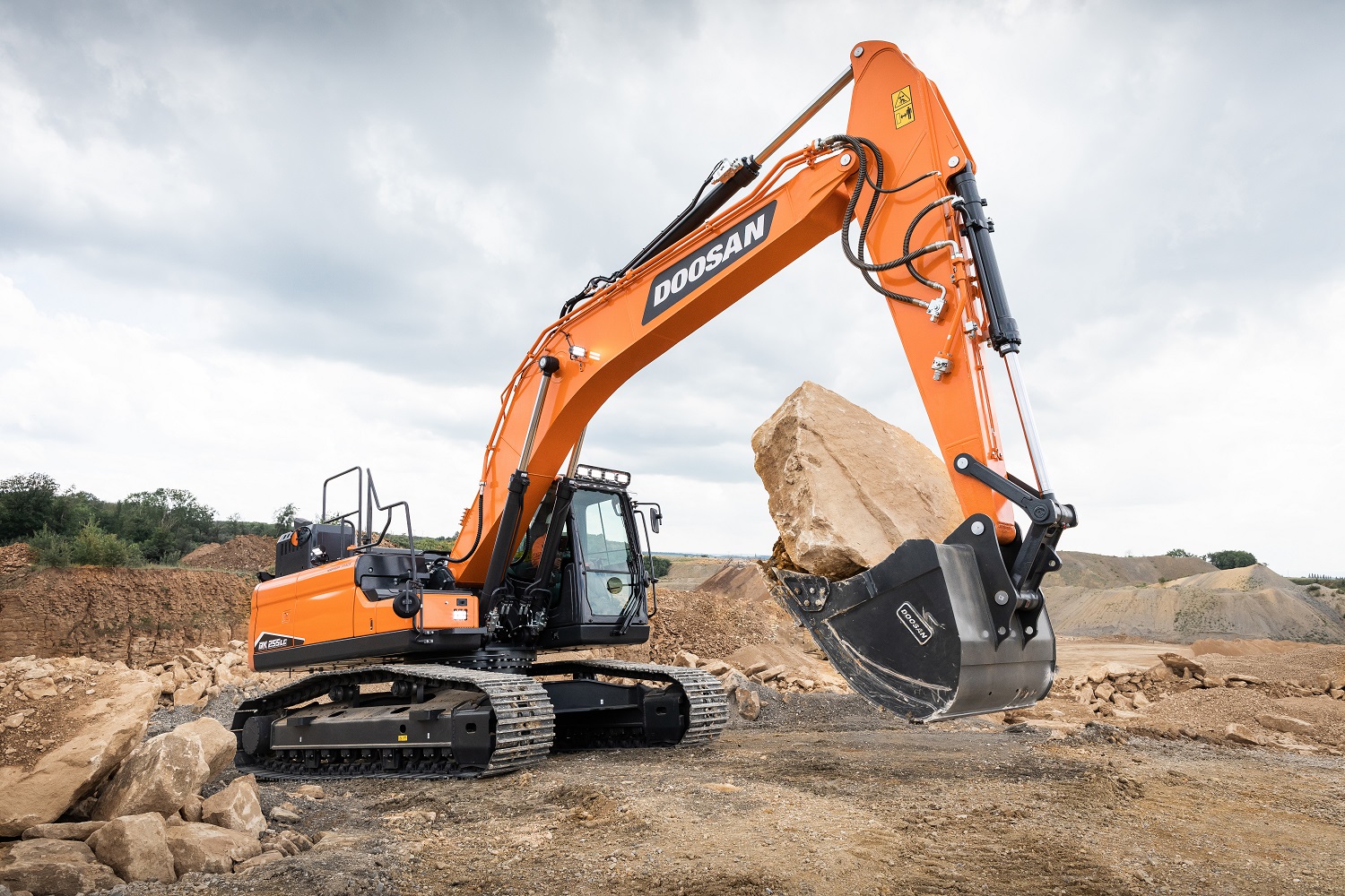 Doosan DX255LC-7 <br> Image source: DOOSAN INFRACORE EUROPE