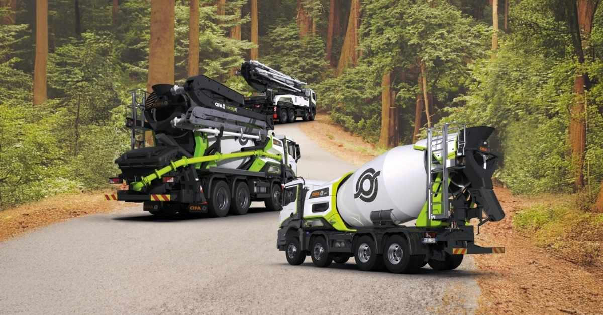 CIFA Energya electric truck mixer, 9 m³ and 10 m³ drum