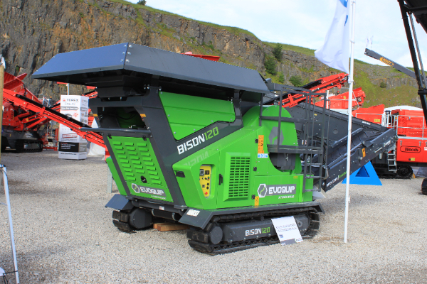 From its single Bison 120 starting point, EvoQuip now offers a comprehensive portfolio covering jaws, impactors, screens, conveyors, and - most recently - cone crushers
