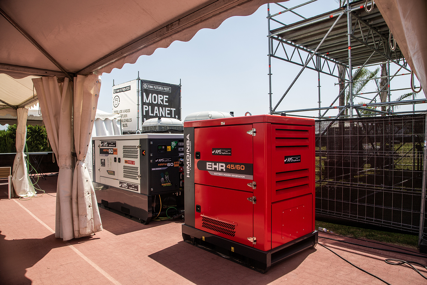 HIMOINSA has provided power at the Fan Futura Fest sustainable festival