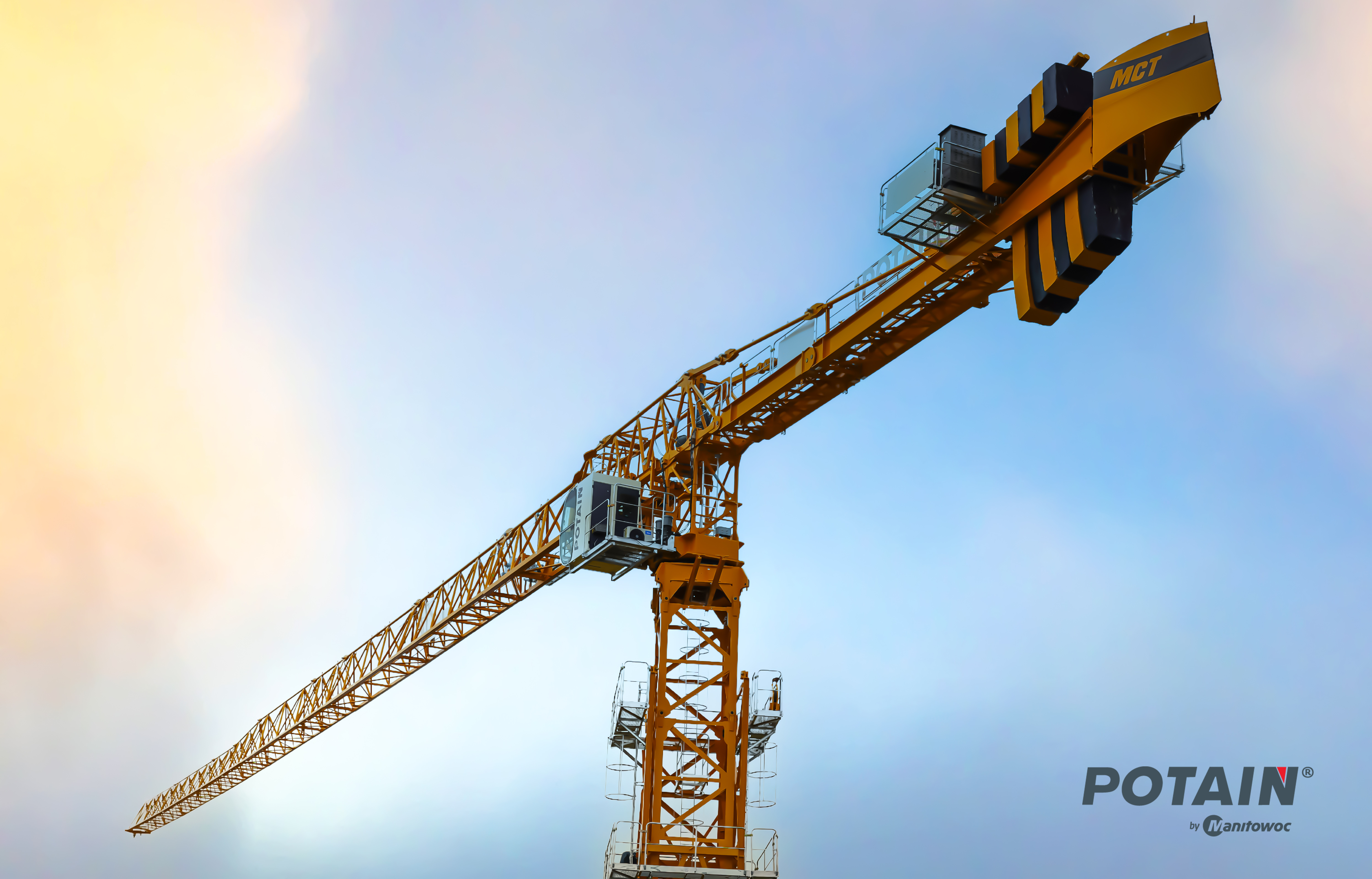 Faster, higher, stronger - Potain’s leading MCT topless crane gets an upgrade. <br> Image source: MANITOWOC COMPANY, INC.