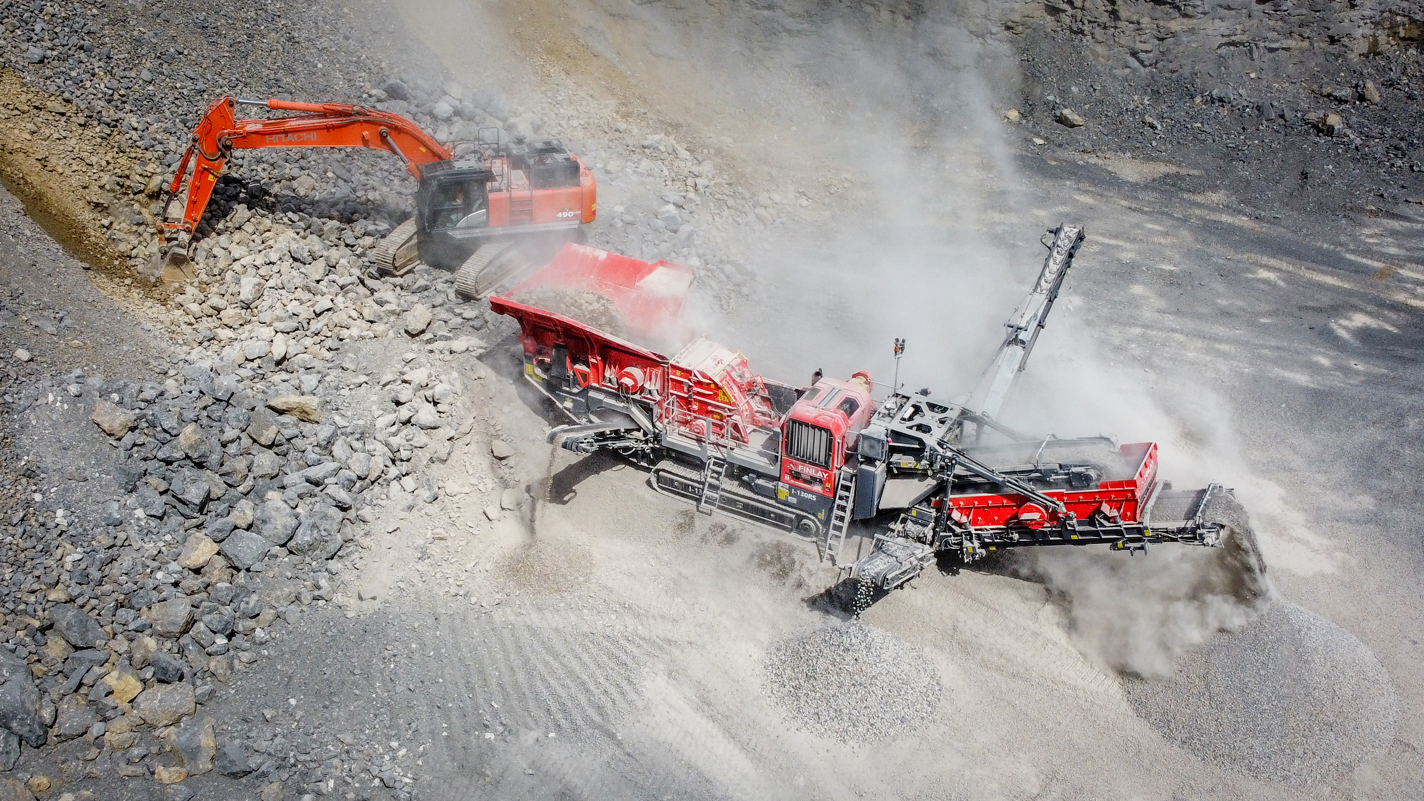 The new I‑130RS impact crusher will be on static display, making its first public showing