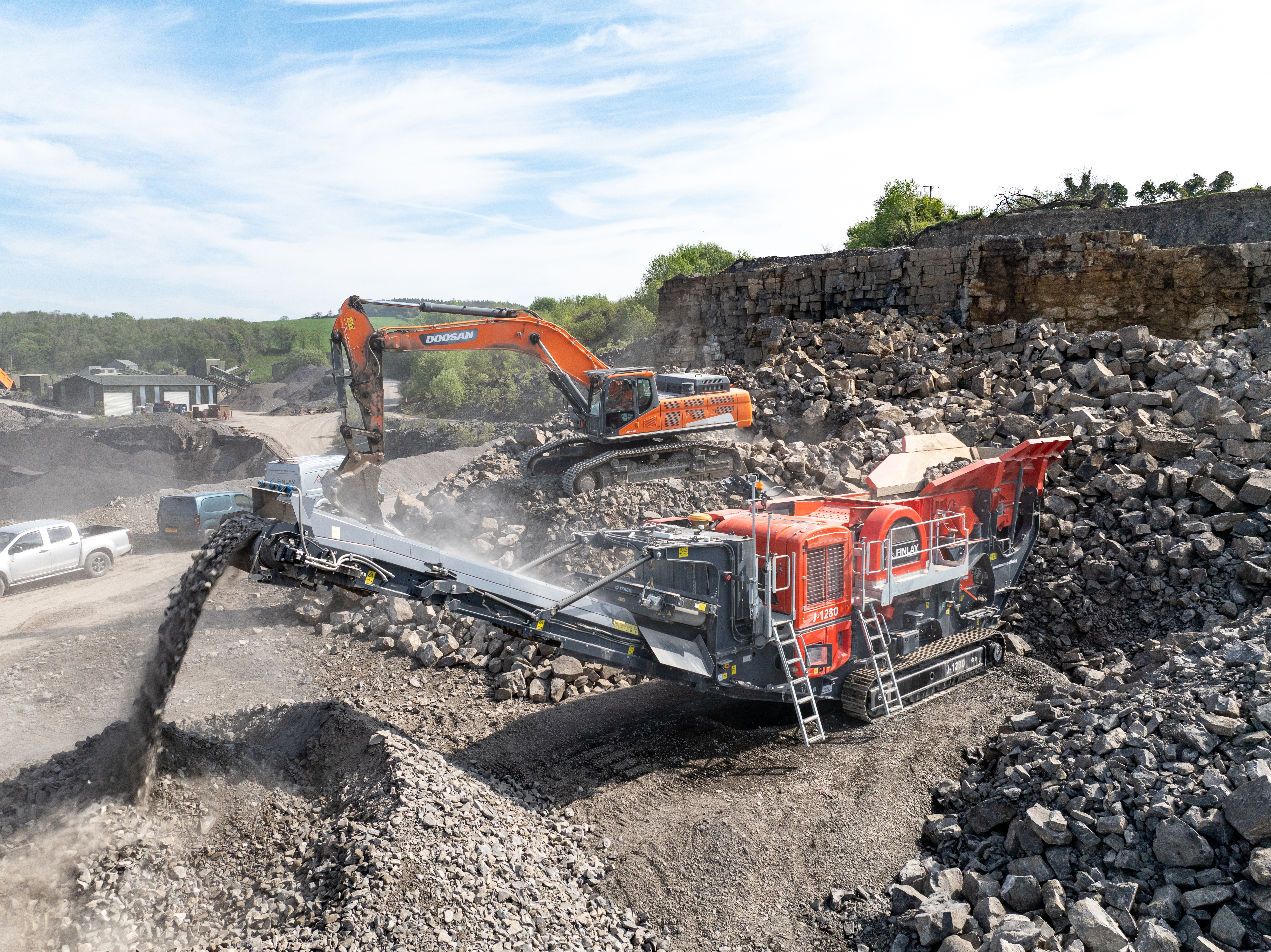 The Finlay J‑1280 jaw crusher will be shown publicly in the UK for the first time since its launch in 2025