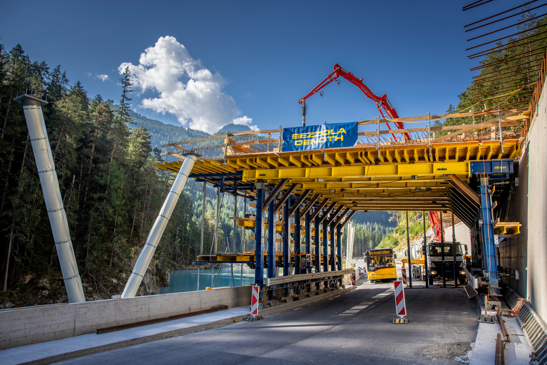 Successful partnership: Bezzola Denoth AG and Doka complete Mingèr gallery before winter