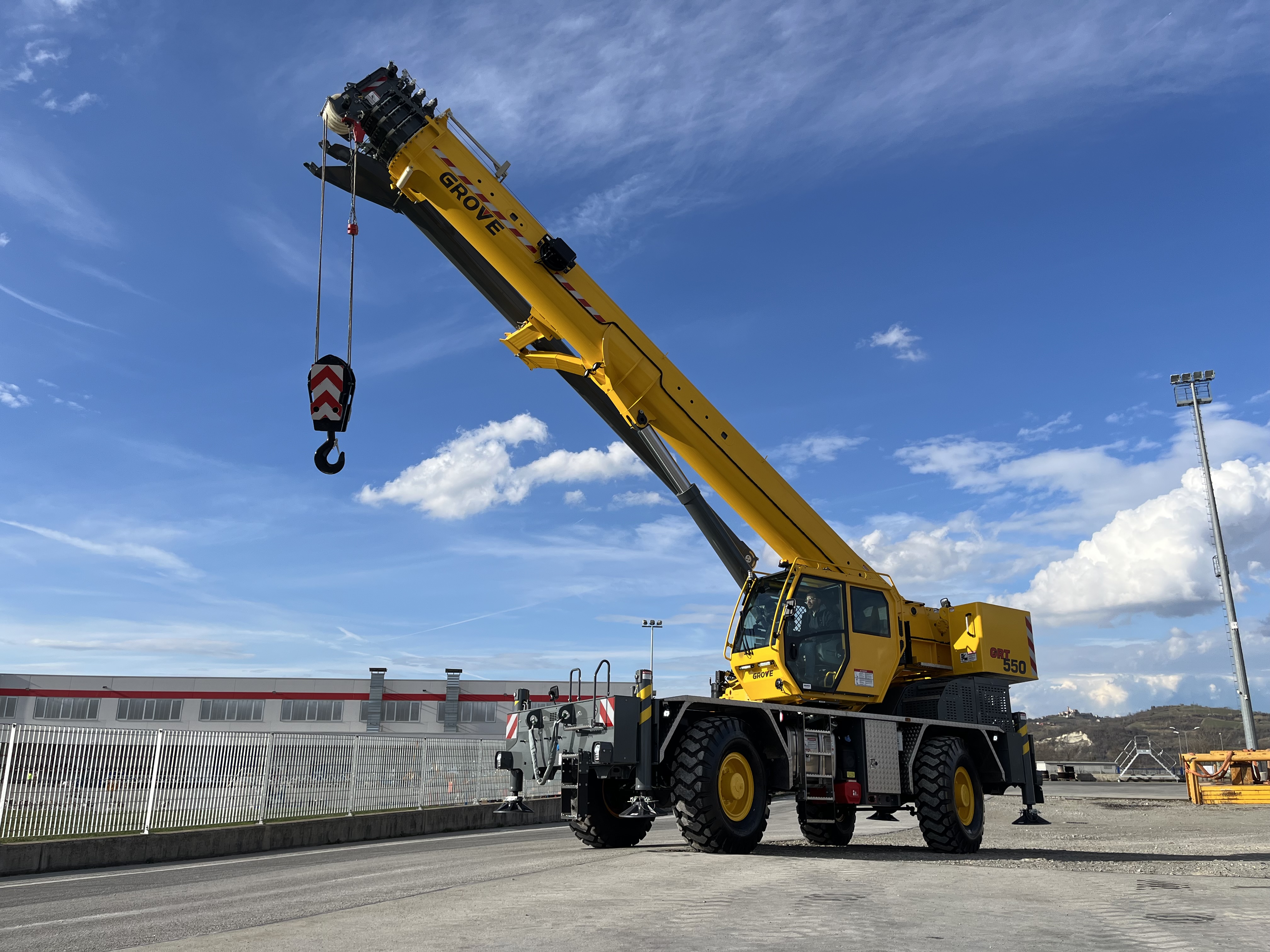 Grove GRT550 rough-terrain crane