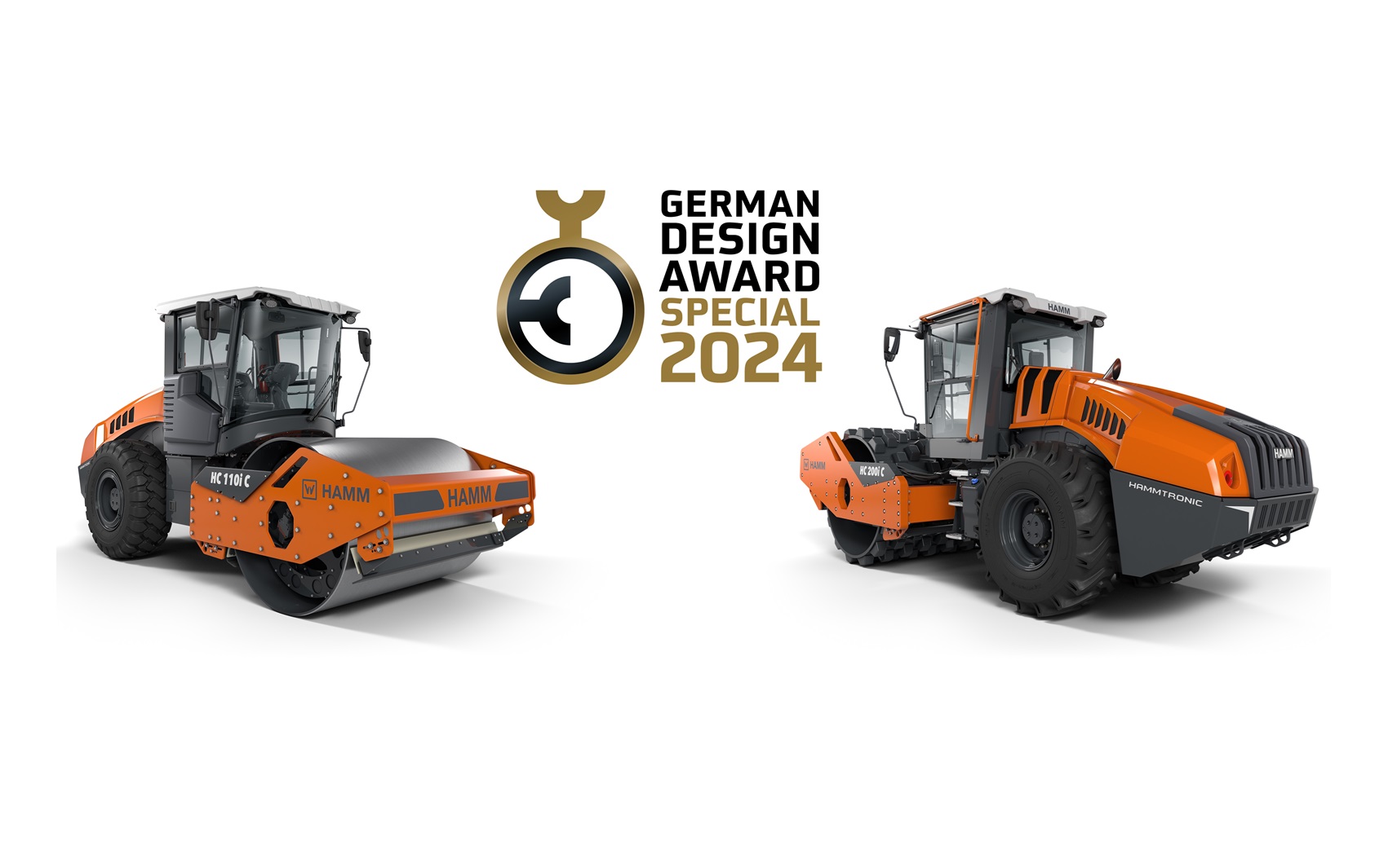 Recipient of the German Design Award Special Mention: The machines, weighing between 11 and 25 t, were honoured with the coveted award.