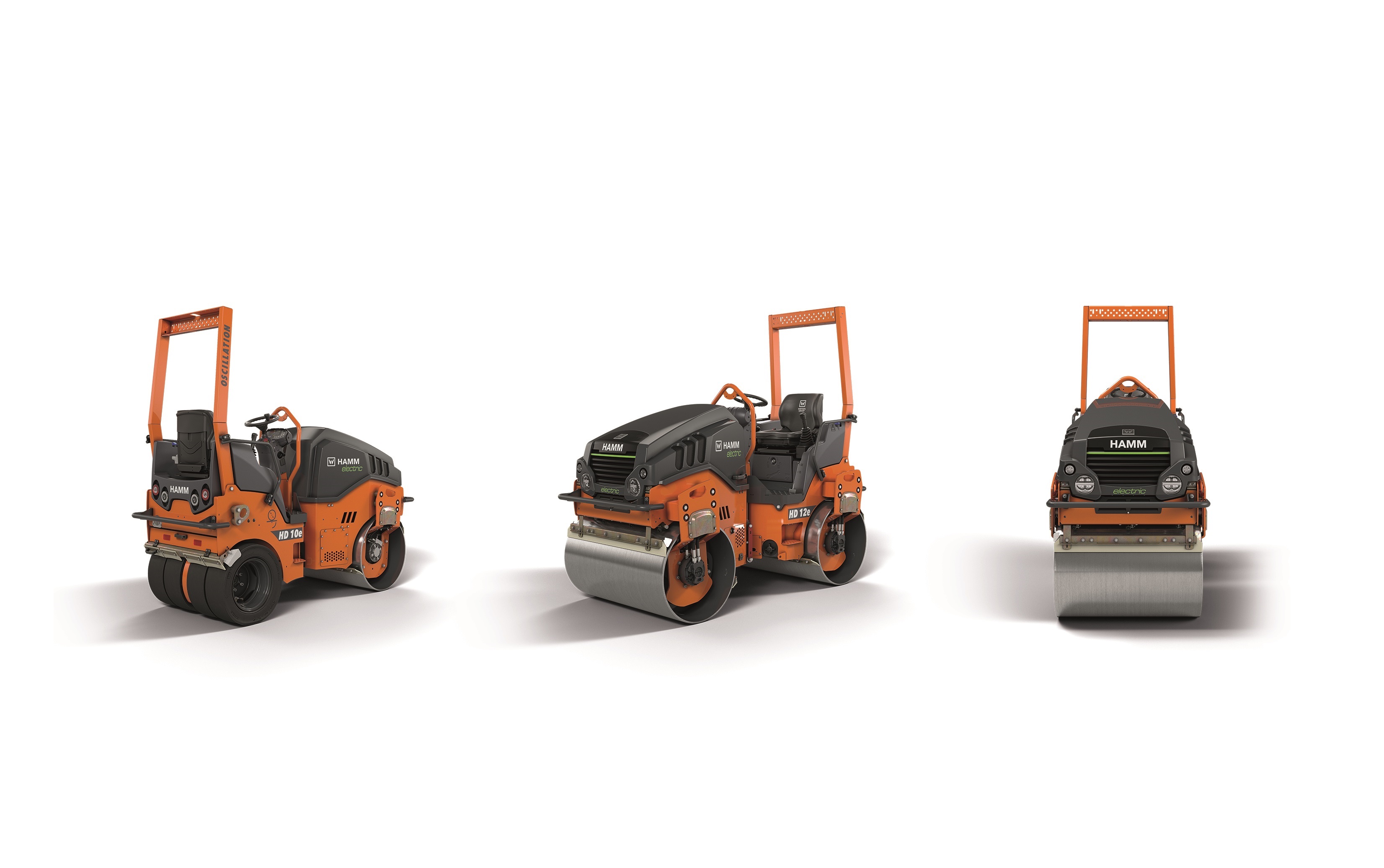 With eight models in the HD CompactLine, HAMM is entering the market segment for tandem rollers with electric drives.