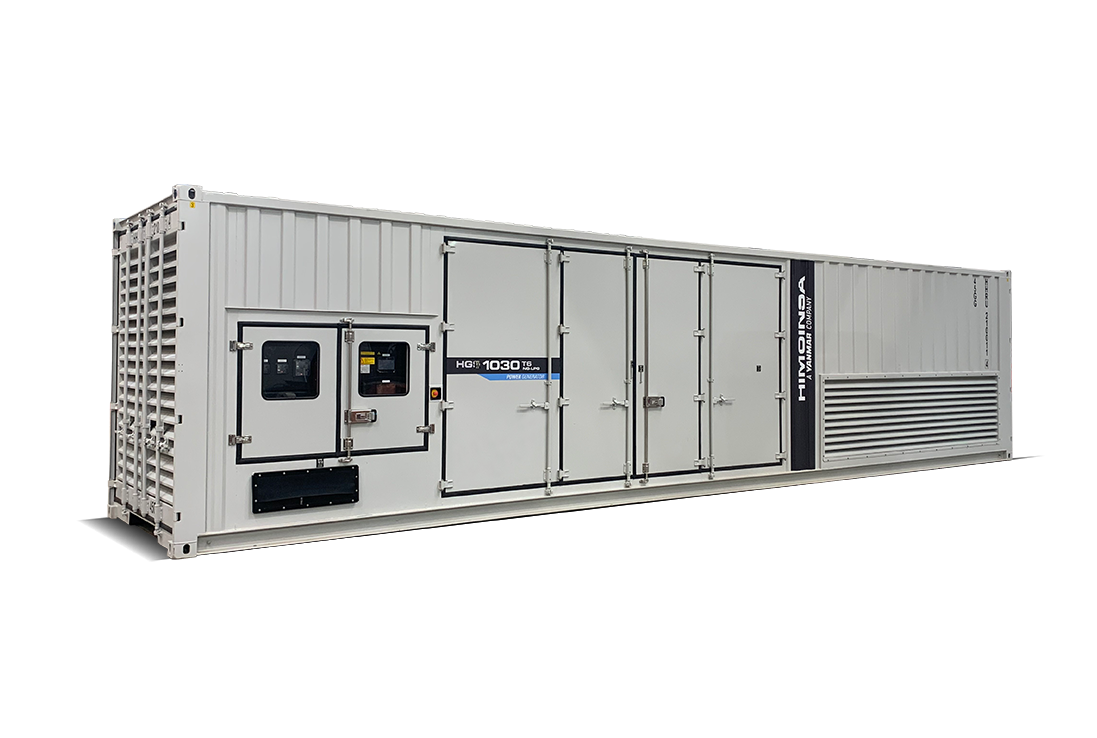 1MW gas generator set: Mobile, silent and low OPEX