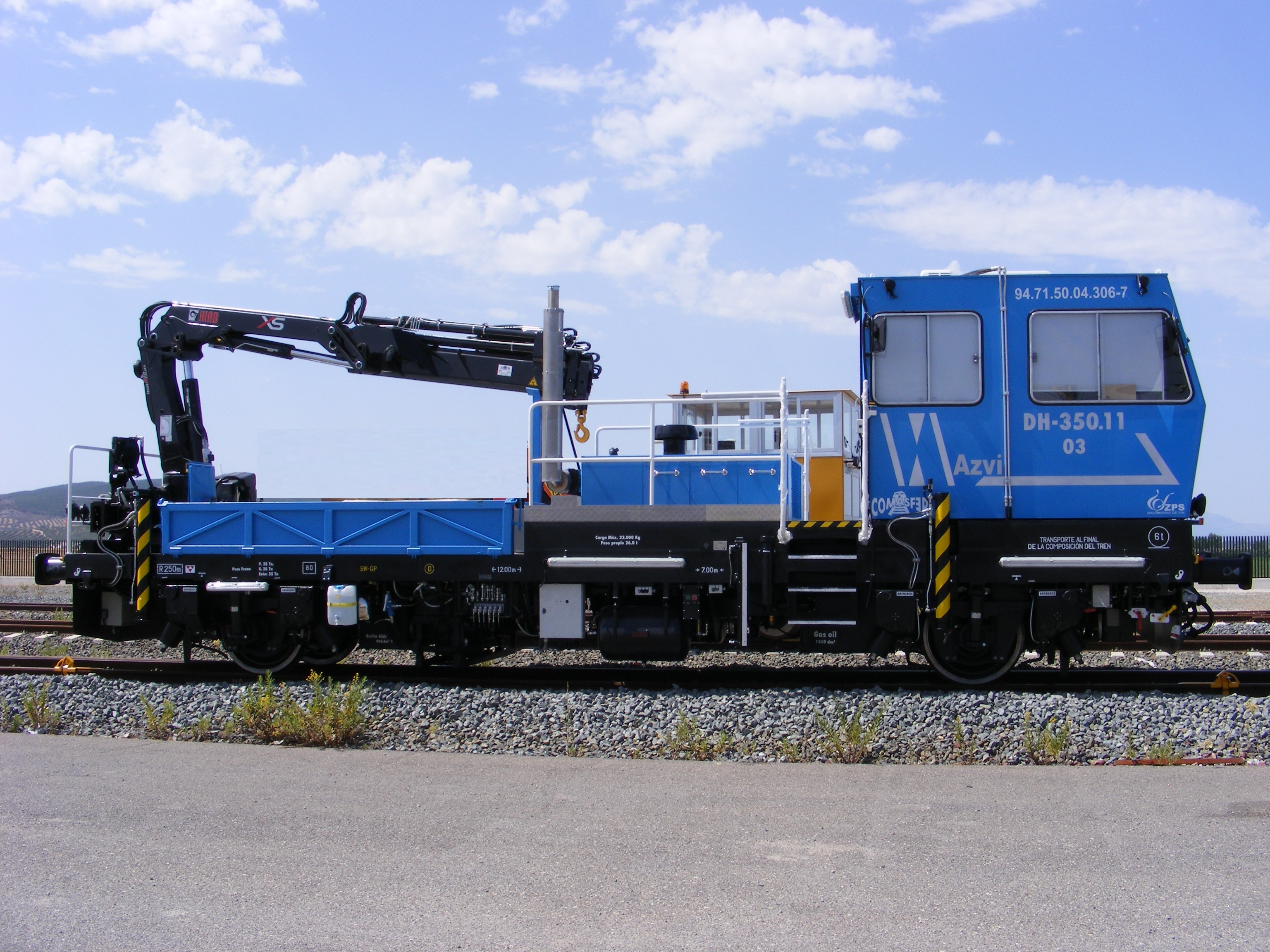 HIAB 188 on draisin