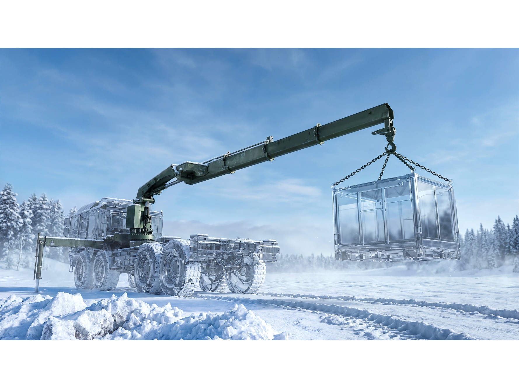 HIAB ATF Crane Snow Hires