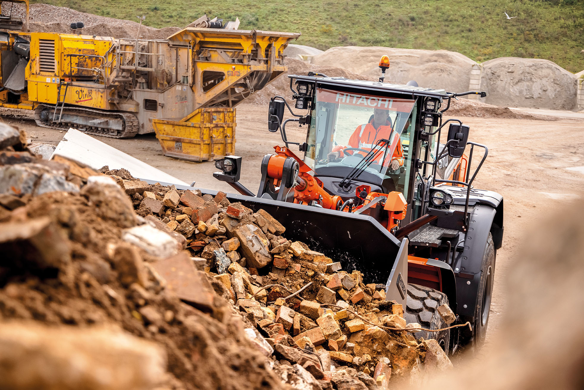 Hitachi wheel loader ZW310-7 <br> Image source: Hitachi Construction Machinery (Europe) NV