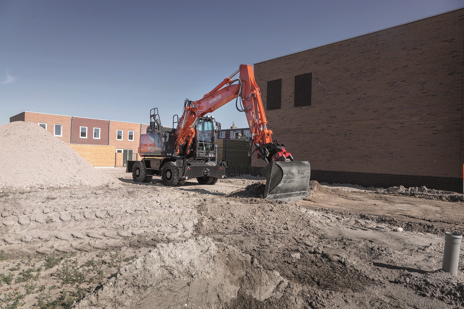 Hitachi ZX150W-7 wheeled excavator