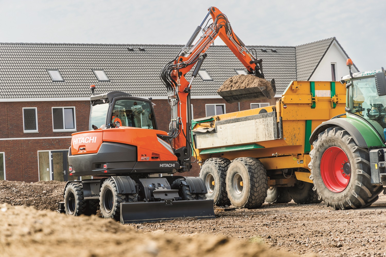 HITACHI ZX95W-7 WHEELED EXCAVATOR
