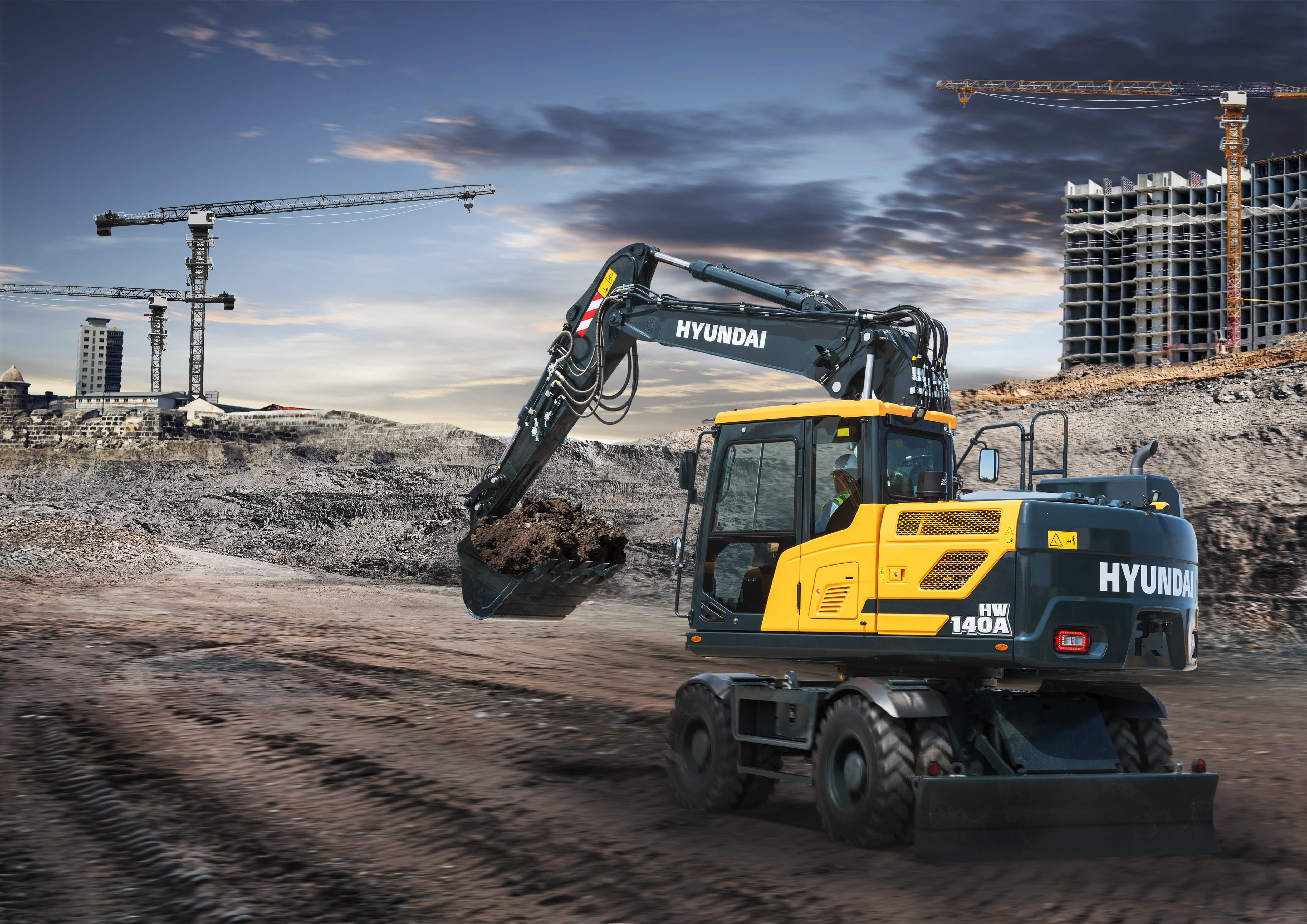 HW 140A <br> Image source: Hyundai Construction Equipment Europe