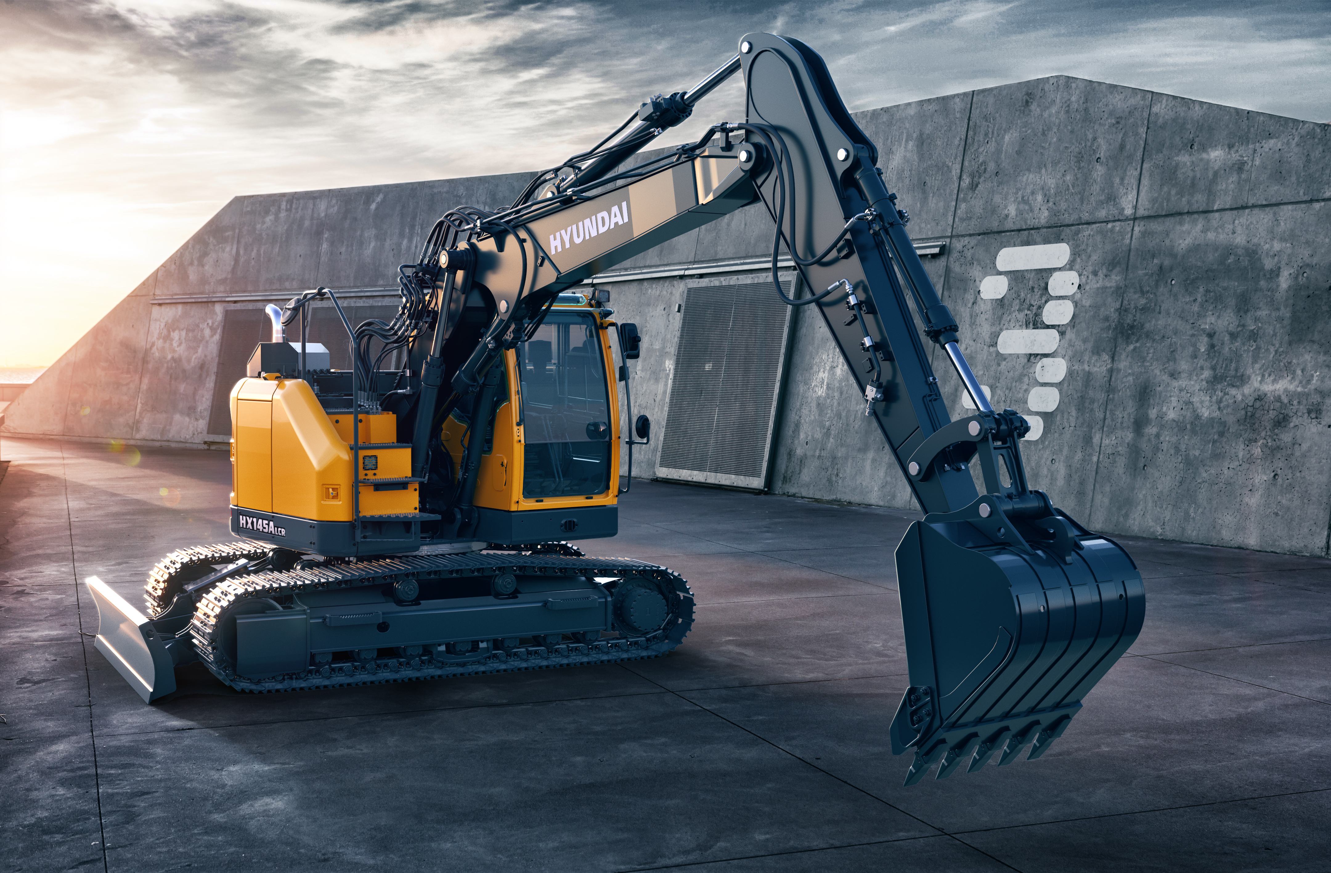 Hyundai Construction Equipment HX145A LCR <br> Image source: Hyundai Construction Equipment Europe