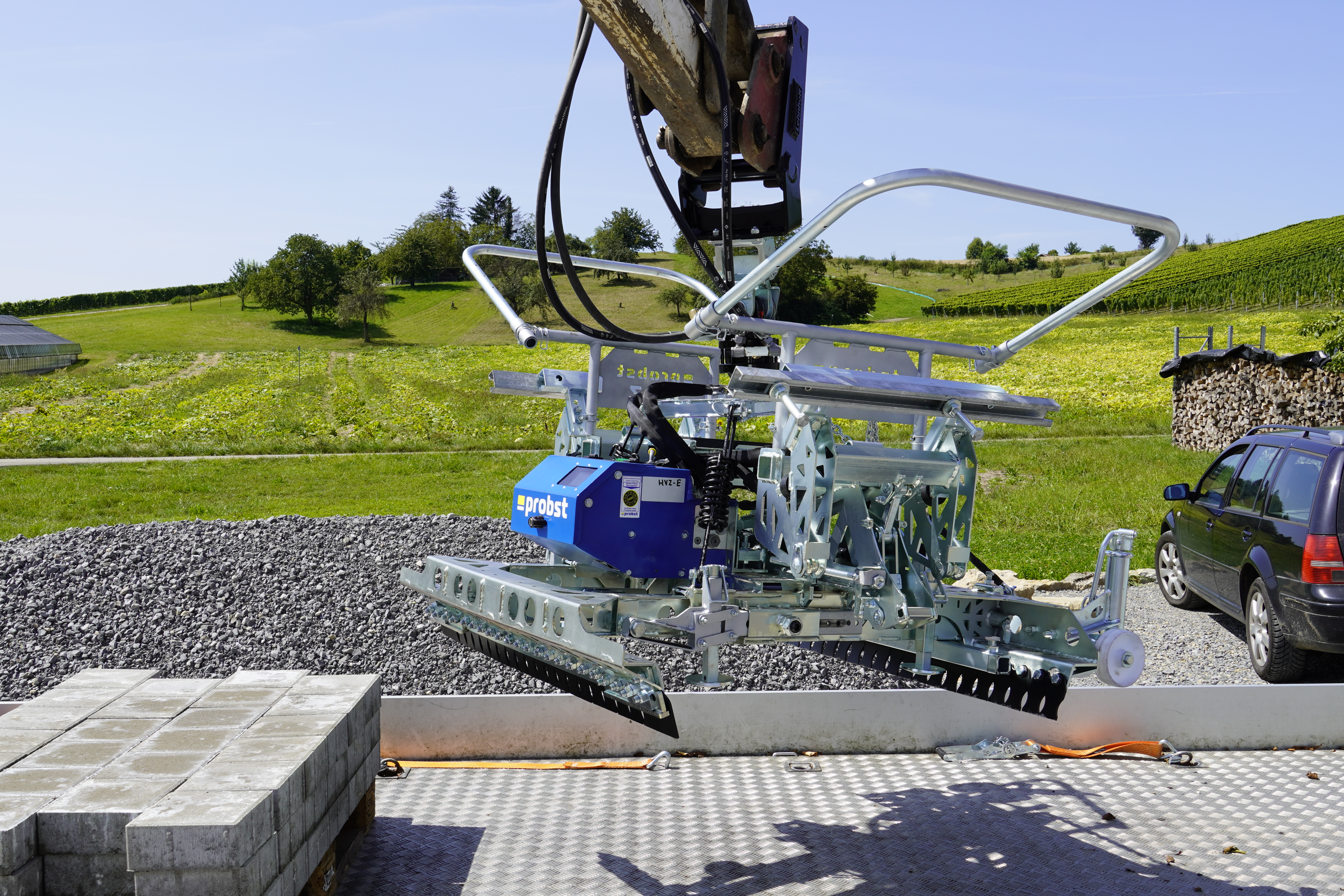 HVZ-PAVERTRON Electro-hydraulic Paving Claw from Probst