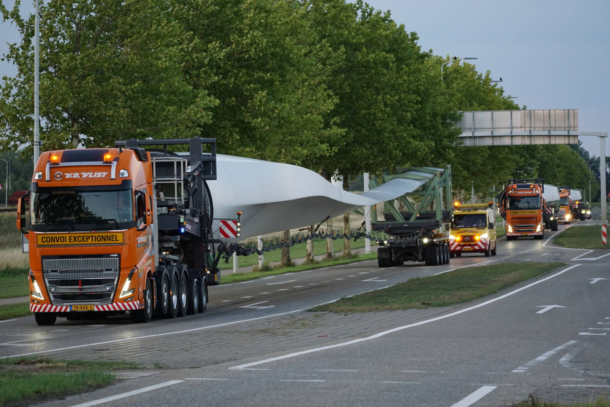 Wind Transport for Wind Farm A2 Lage Rooijen