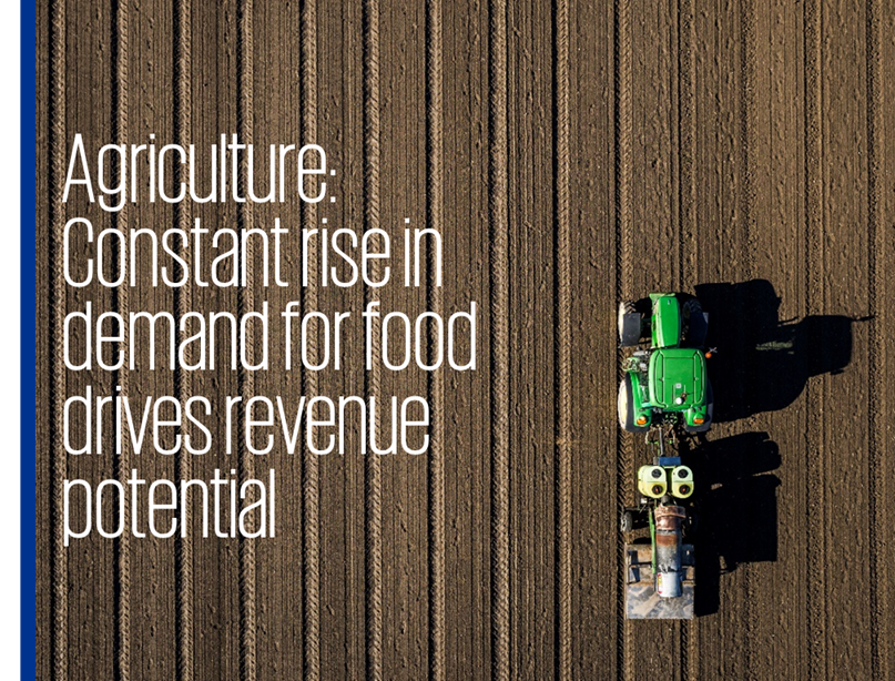 Agriculture: Constant rise in demand for food drives revenue potential
