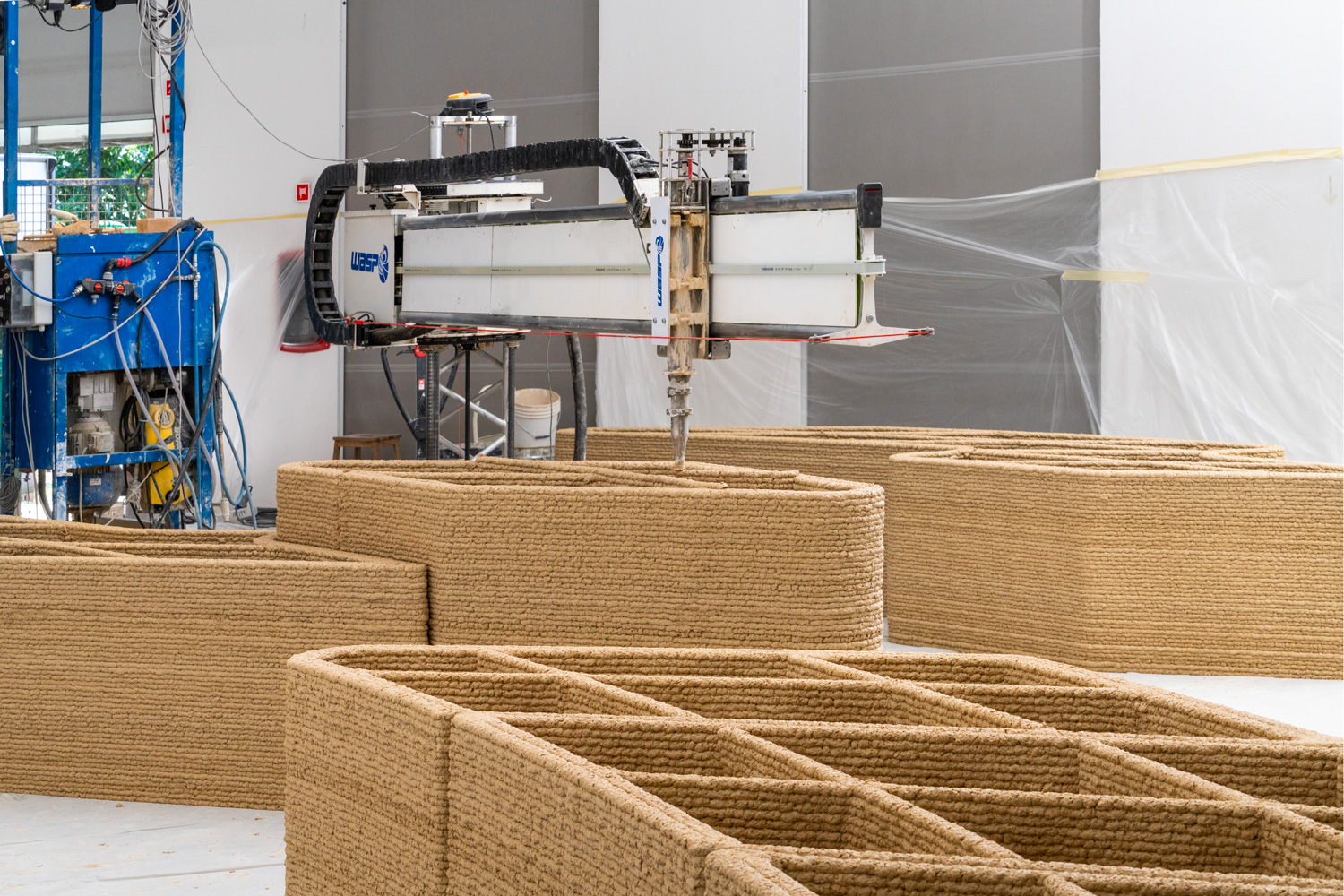 3D printed exhibition setup by WASP for the 23rd Triennale Milano International Exhibition