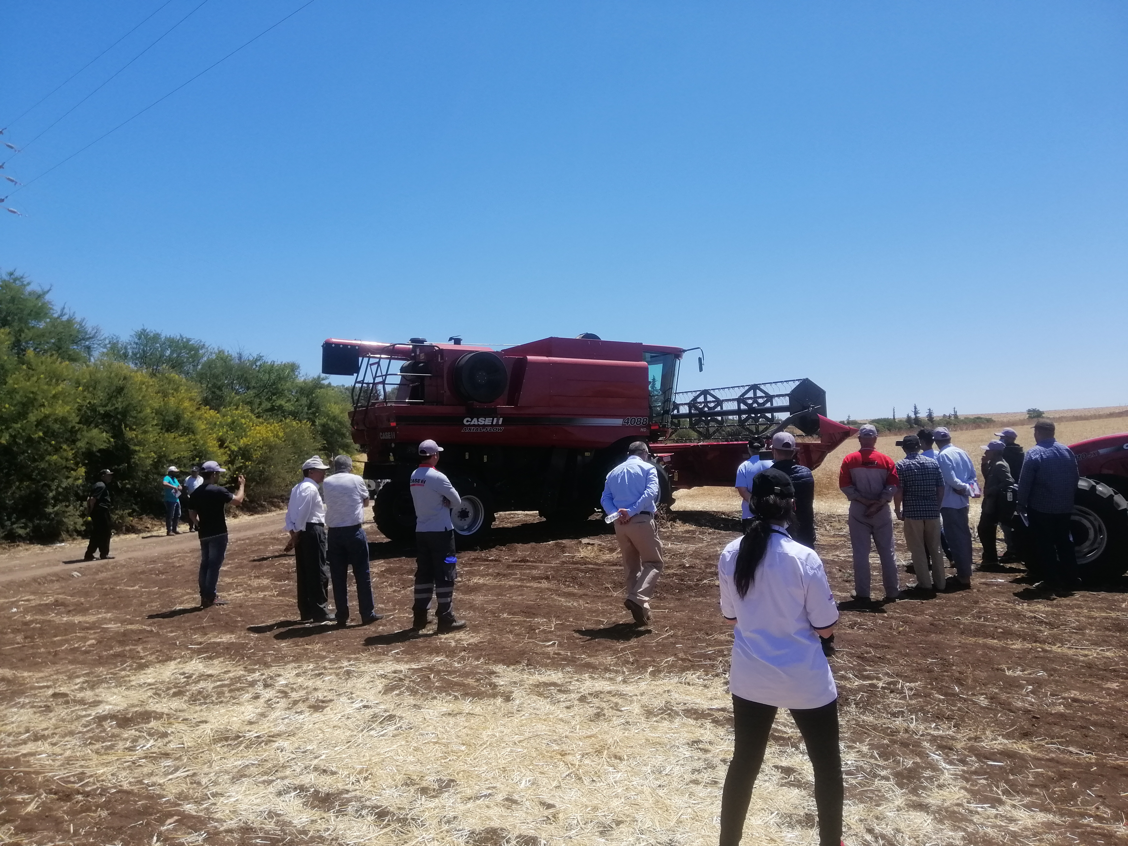 Farmers test out the Axial-Flow in Morocco