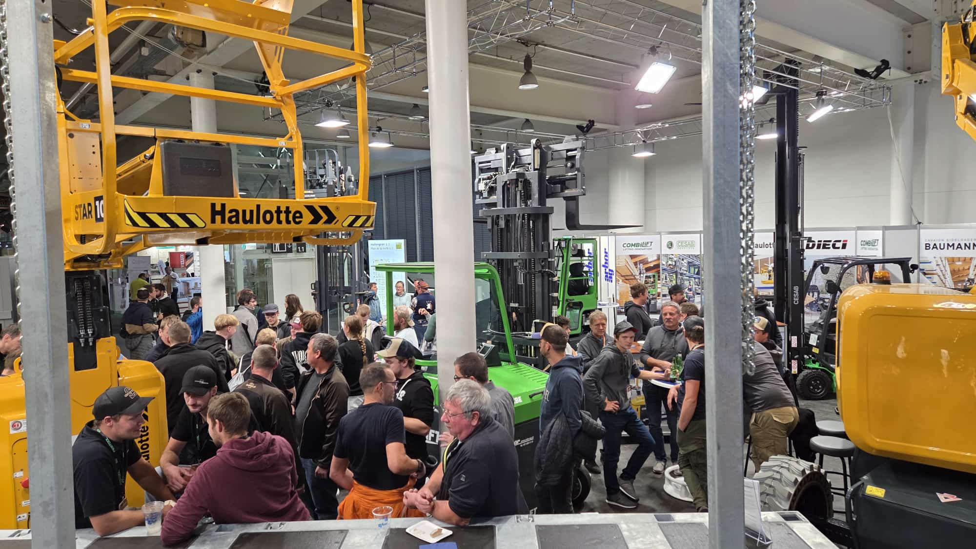  Haulotte showcases innovative aerial solutions at Holz Basel with distributor ARBOR AG 