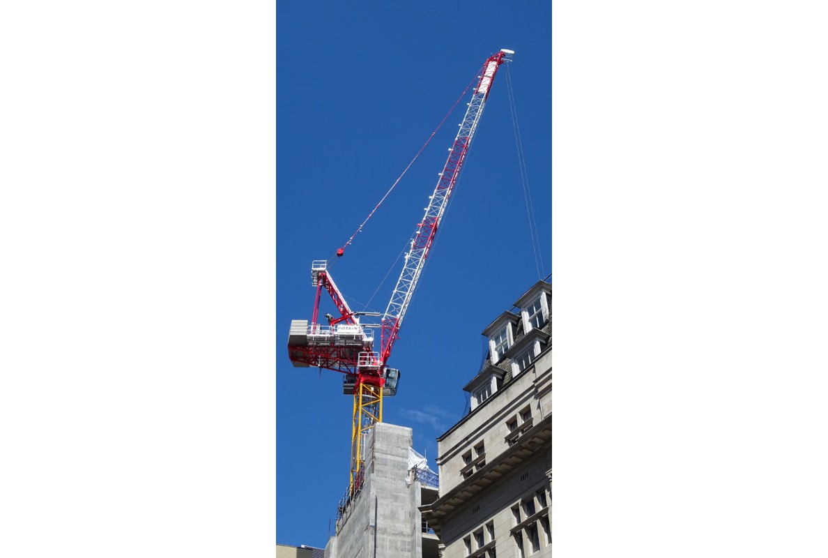 Bennetts Cranes deploys world’s first Potain MR 309 for 40 The Broadway project in London, UK
