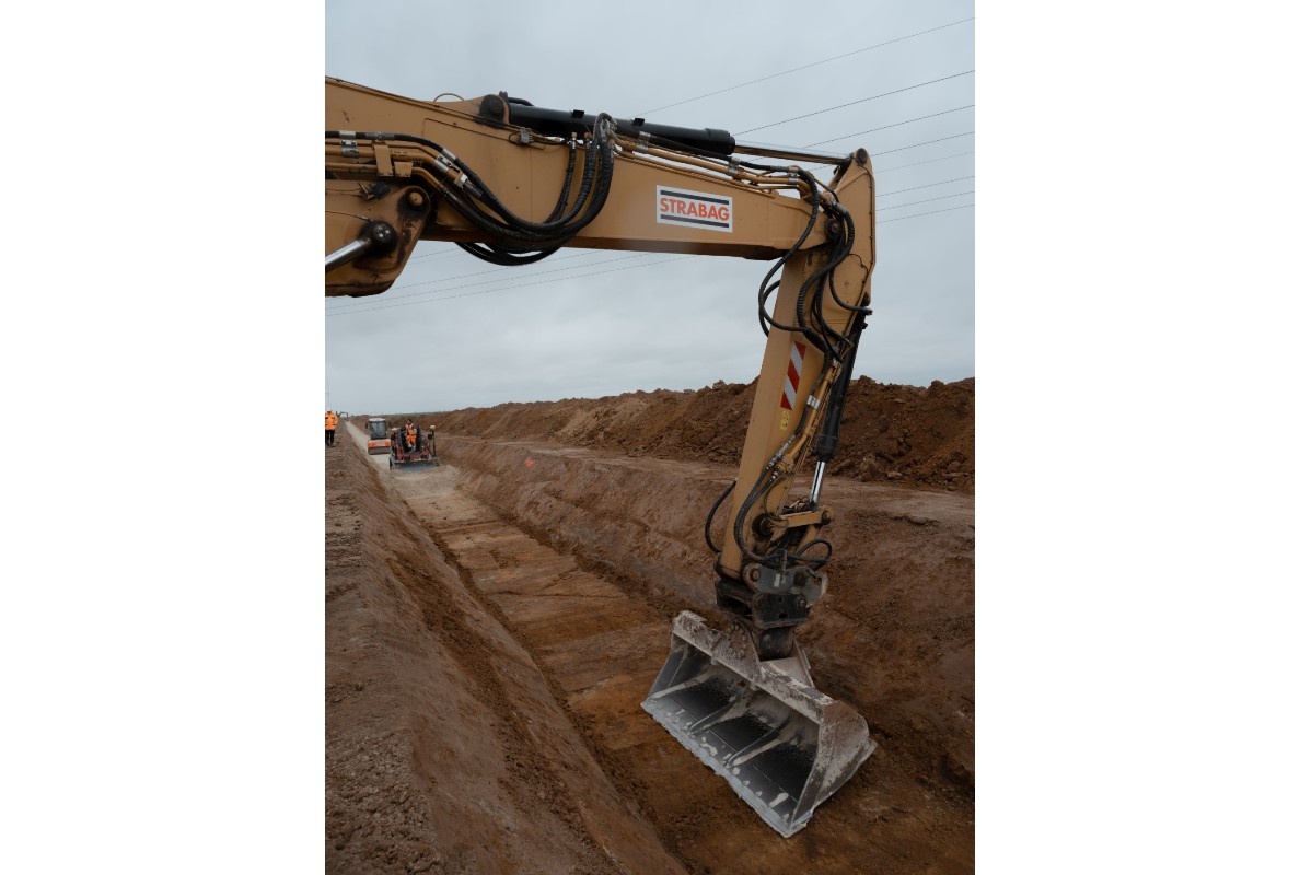 Civil engineering works on the