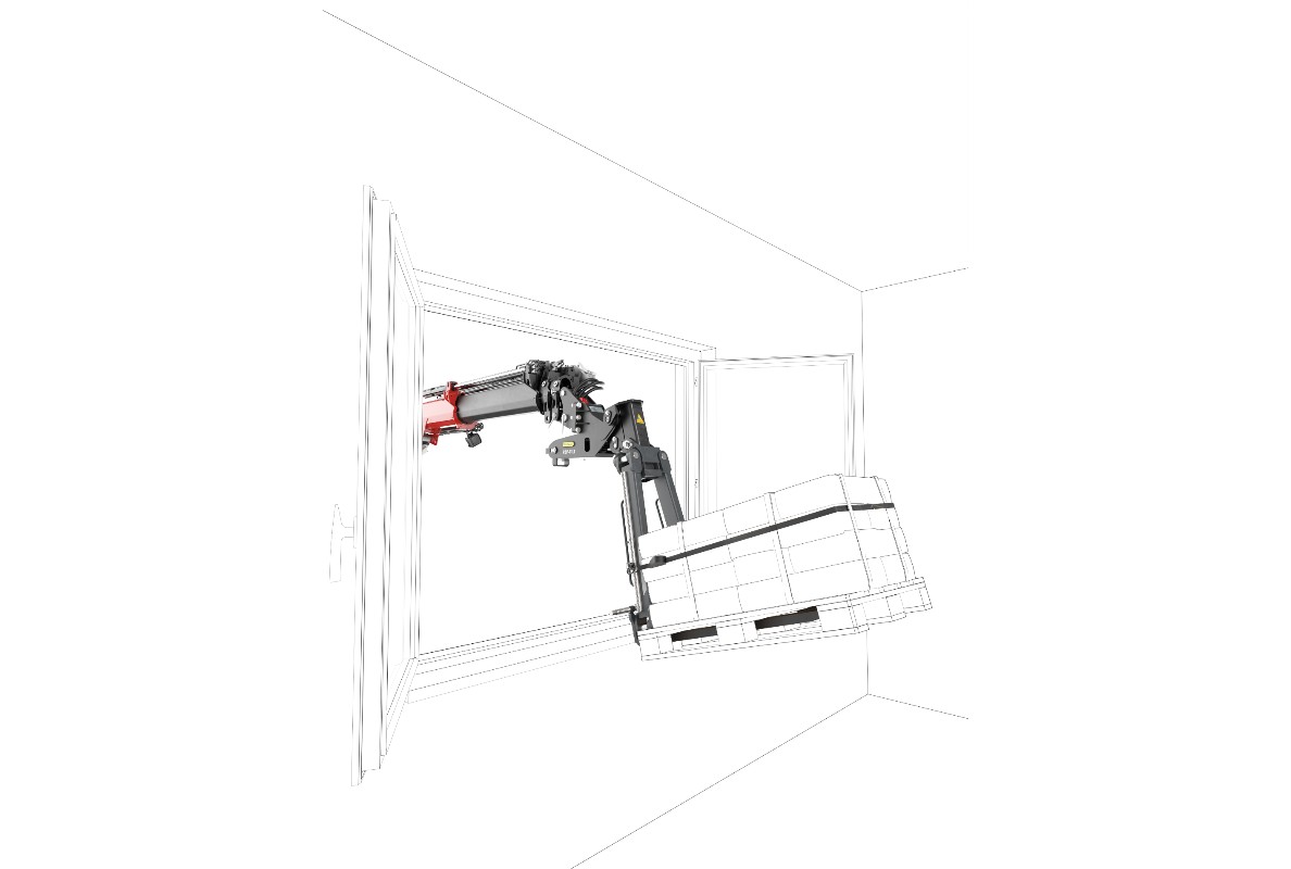 Europe-Wide Innovation: The Tiltable Crane Fork by PALFINGER