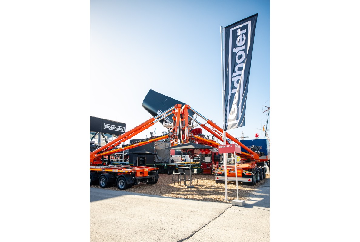 Goldhofer’s wind portfolio also convinced the industry: The exhibited RA 3-100