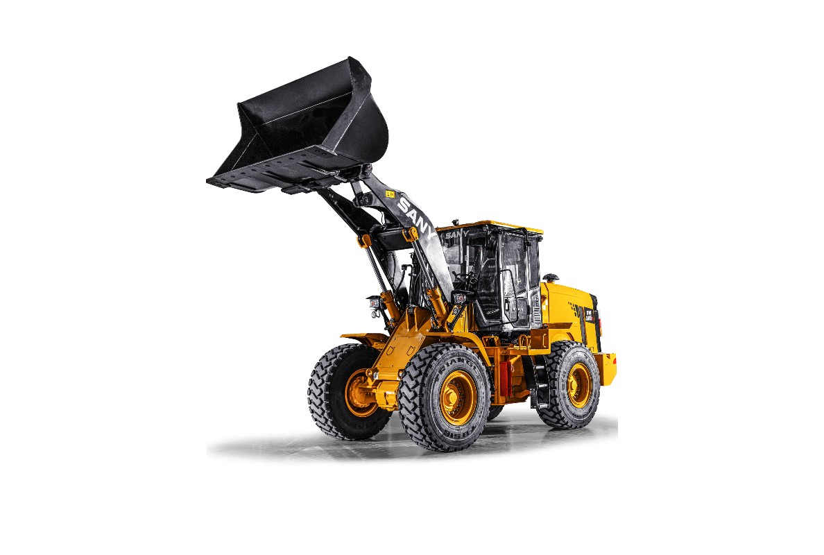 SANY wheel-loader SW305 with 2,3m³ bucket capacity