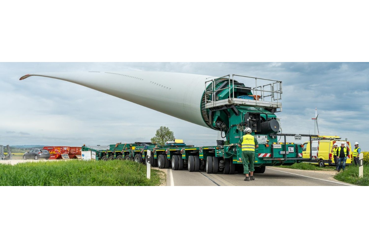 Transport solutions for wind energy components of the future will be presented at Wind Energy in Hamburg.