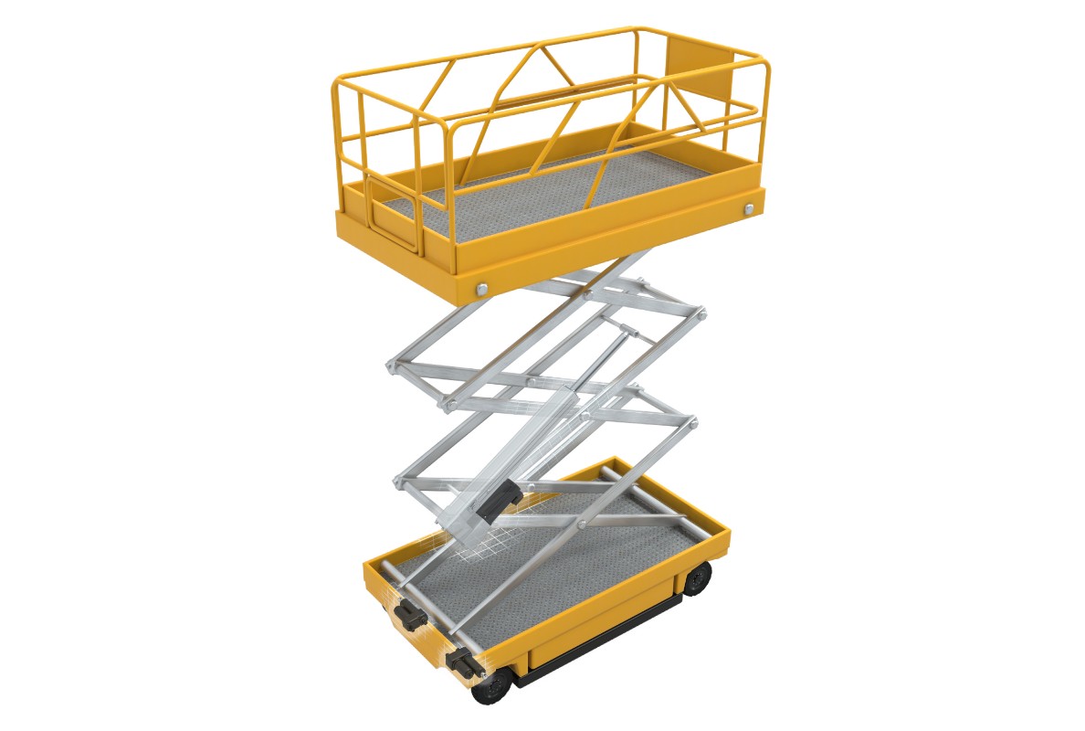 Actuators lift weights at high-efficiency levels and make use of regenerative braking on scissor lifts when lowering them.