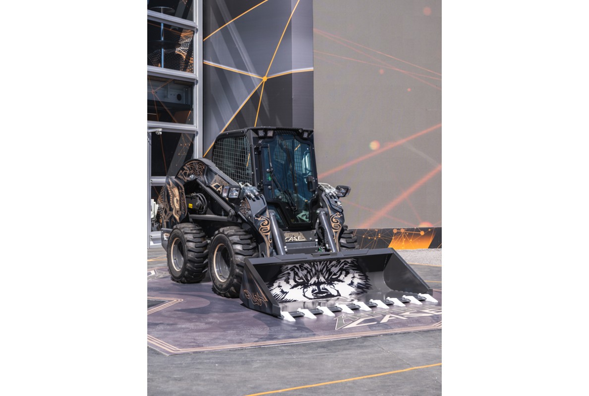 CASE Construction Equipment Designs Distinctive Skid Steer Inspired By Metallica Front Man James Hetfield