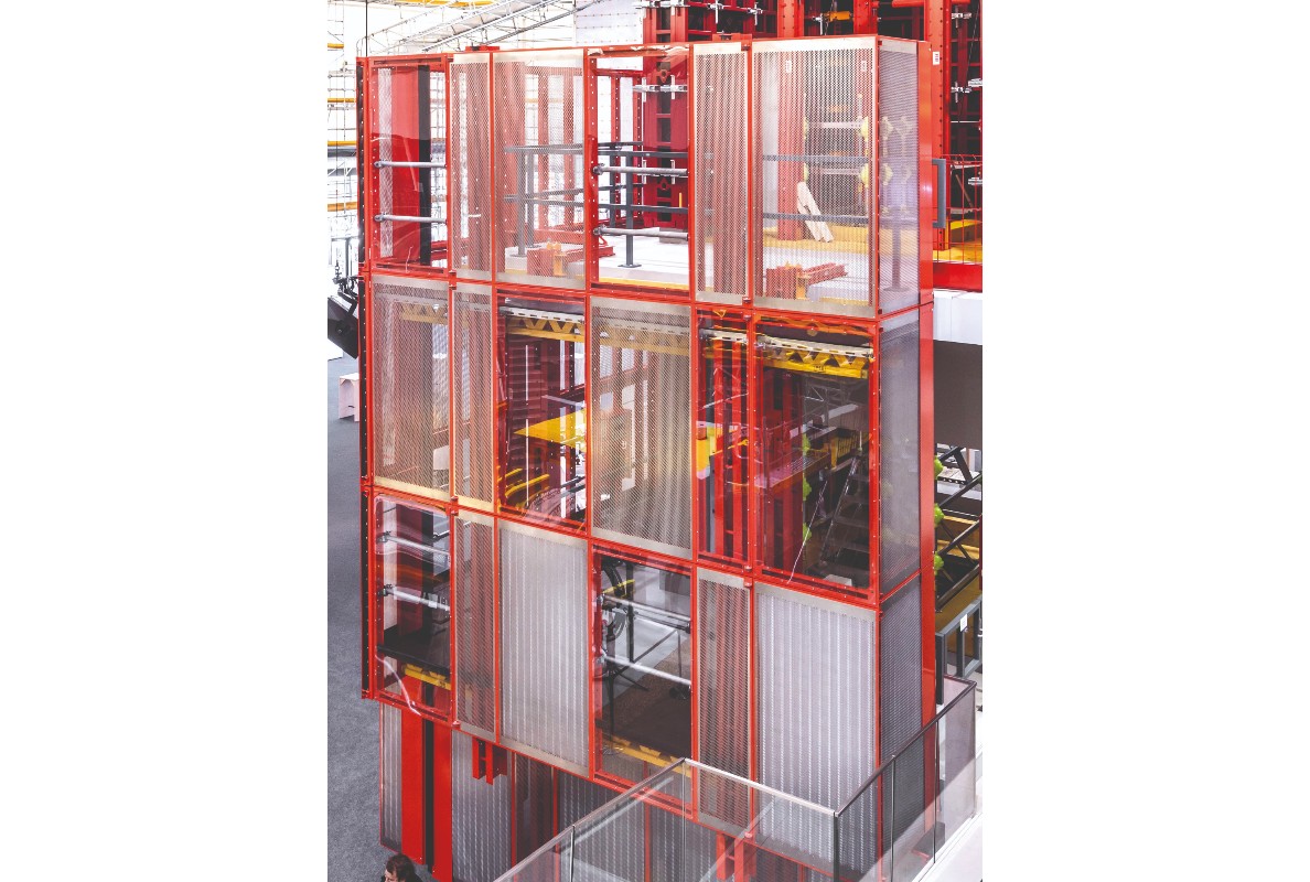 The modular MPS Pro enclosure solution that is available for hire increases safety for high-rise projects, can be freely configured and impresses with short assembly times.