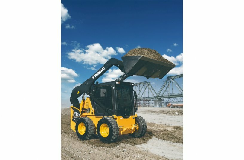The Hyundai HS120V skid