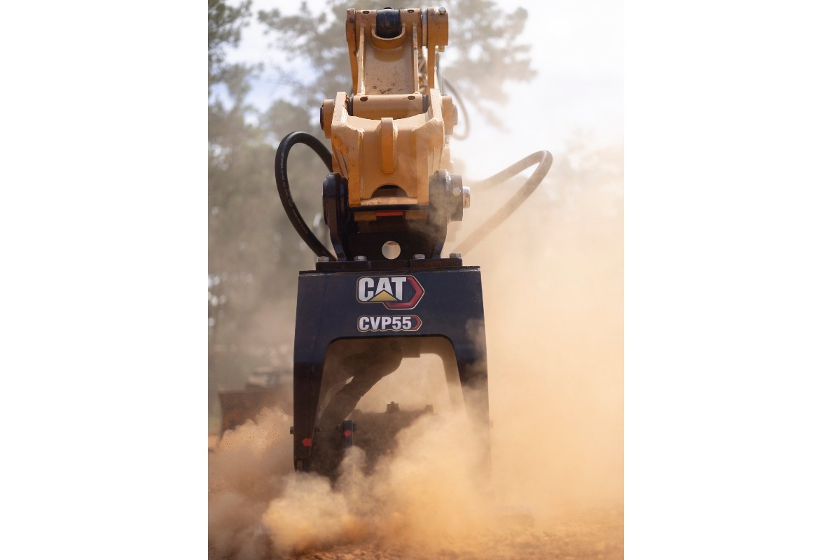 Cat CVP55 Vibratory Plate Compactors for Mini Excavators and Backhoe Loaders