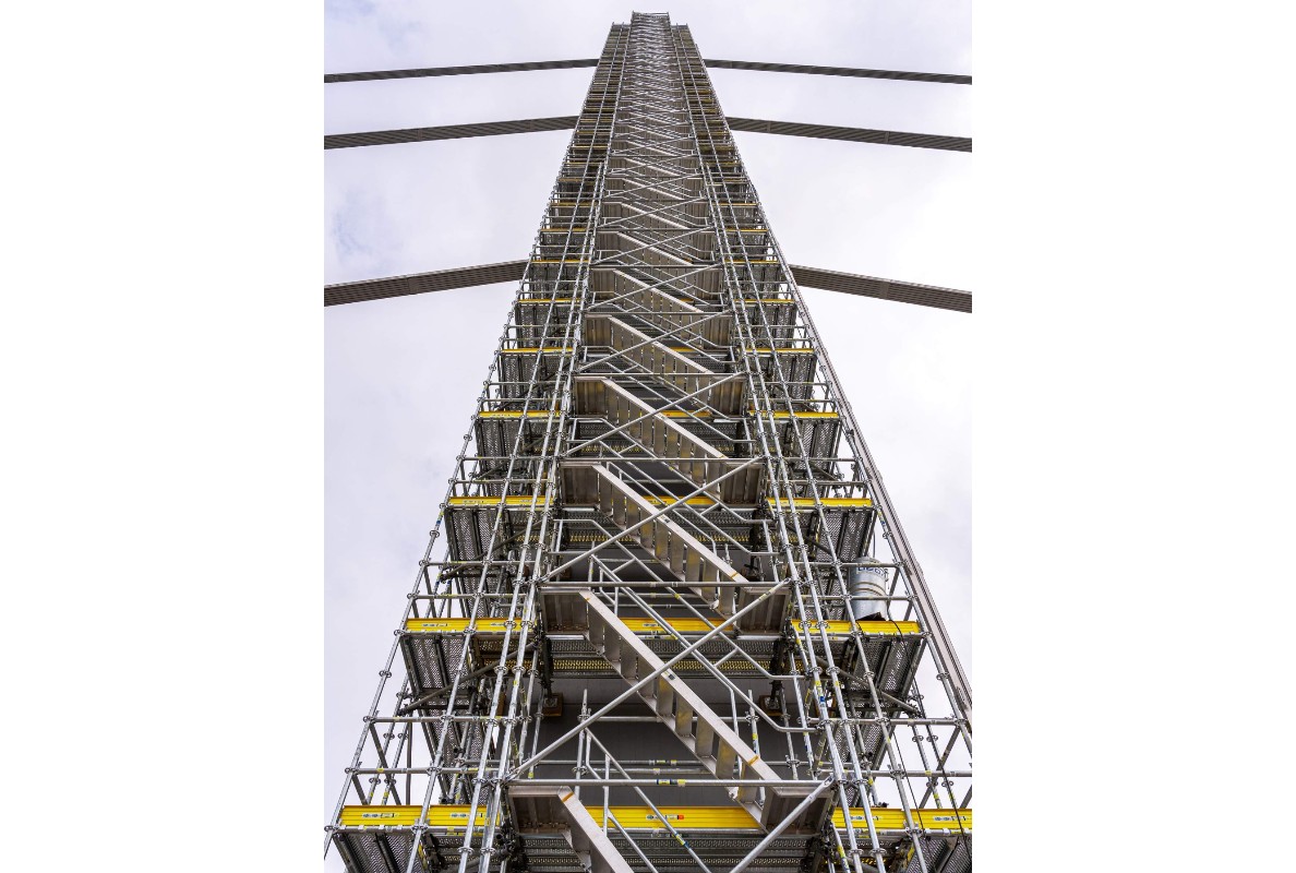 An integrated stairway and