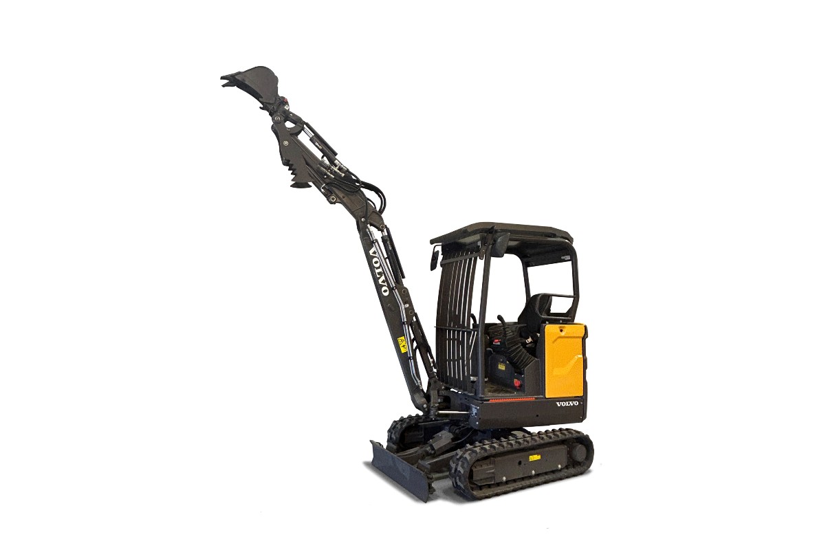 Volvo Introduces Straight Boom for Electric Mini Excavator